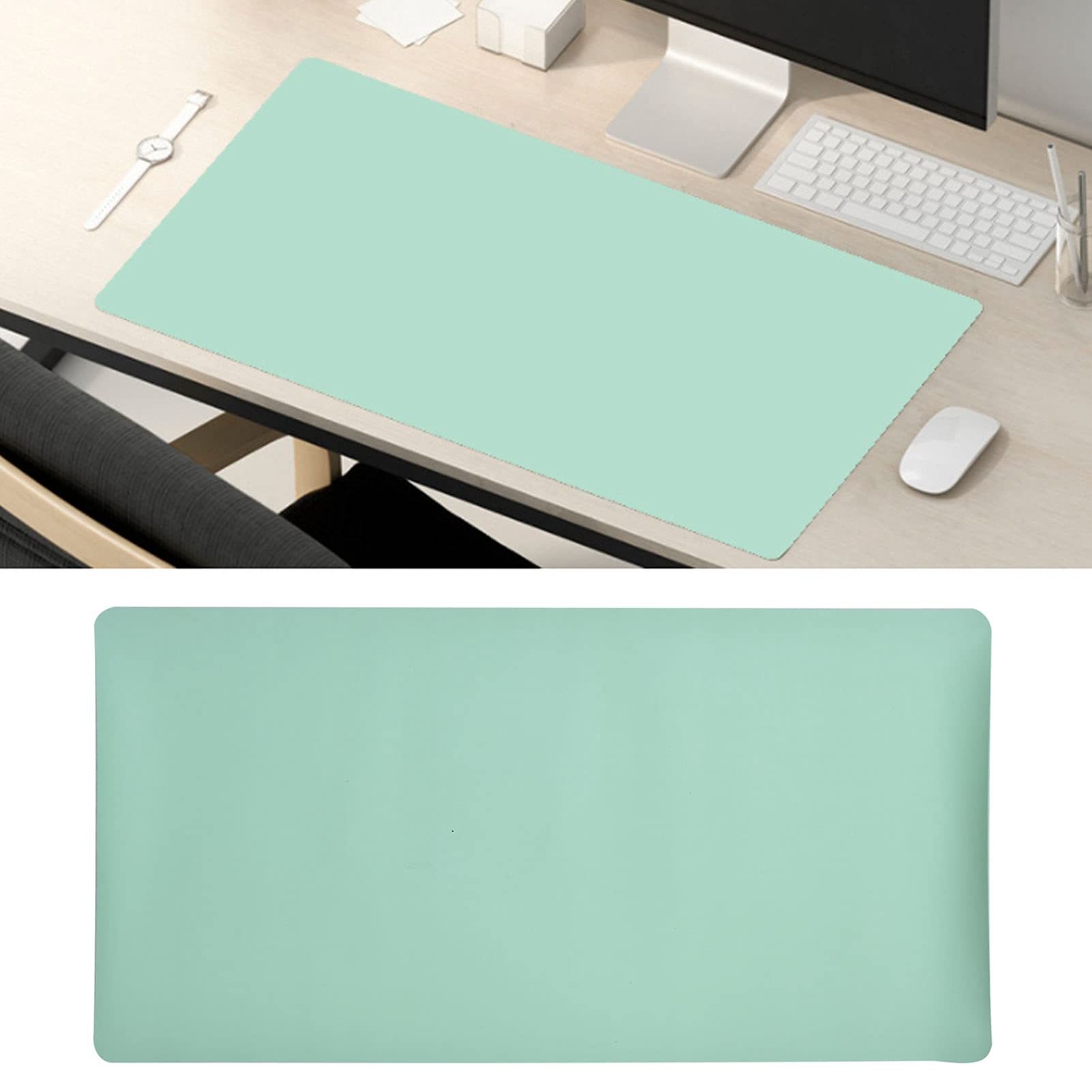 Premium Leather Mouse Pad - Non-Slip Waterproof Desk Mat for Gaming & Office Use - Heat Resistant Computer Mousepad for PC, Laptop & Workstation - Perfect for Home Office, Gaming Setup & Professional Workspaces