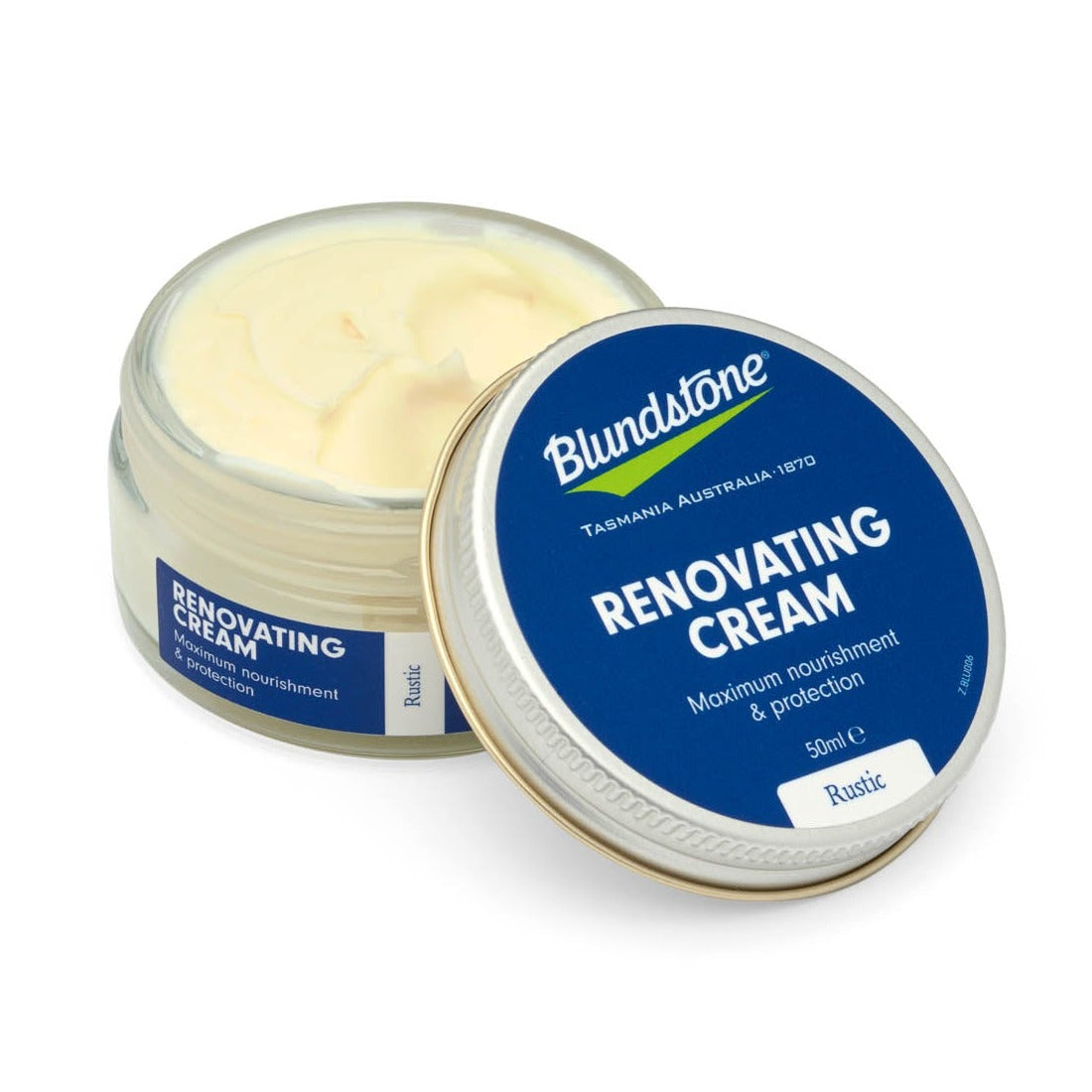 Blundstone Leather Renovating Cream - Rustic Brown Shoe & Boot Conditioner for Leather Care & Restoration | Perfect for Boots, Shoes, Bags & Furniture