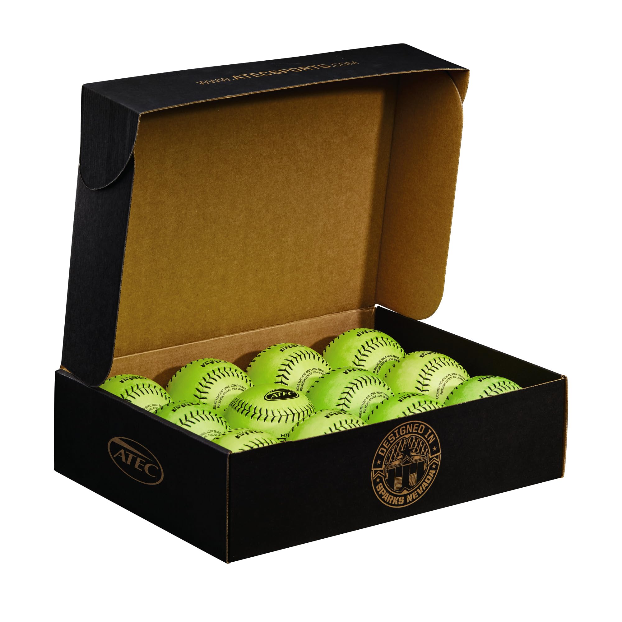 Premium HI Per Pro Baseballs & Softballs - 12 Pack for Training, Games & Practice - Durable Leather Cover for Enhanced Grip & Performance