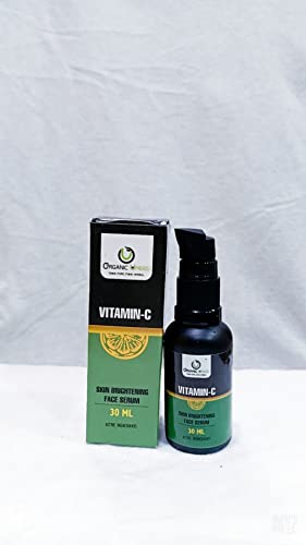 Organic Umeed Vitamin C Face Serum for Brightening & Anti-Aging - Glowing Skin Care Treatment for Day & Night Use - Perfect for Dry, Dull & Sensitive Skin Types