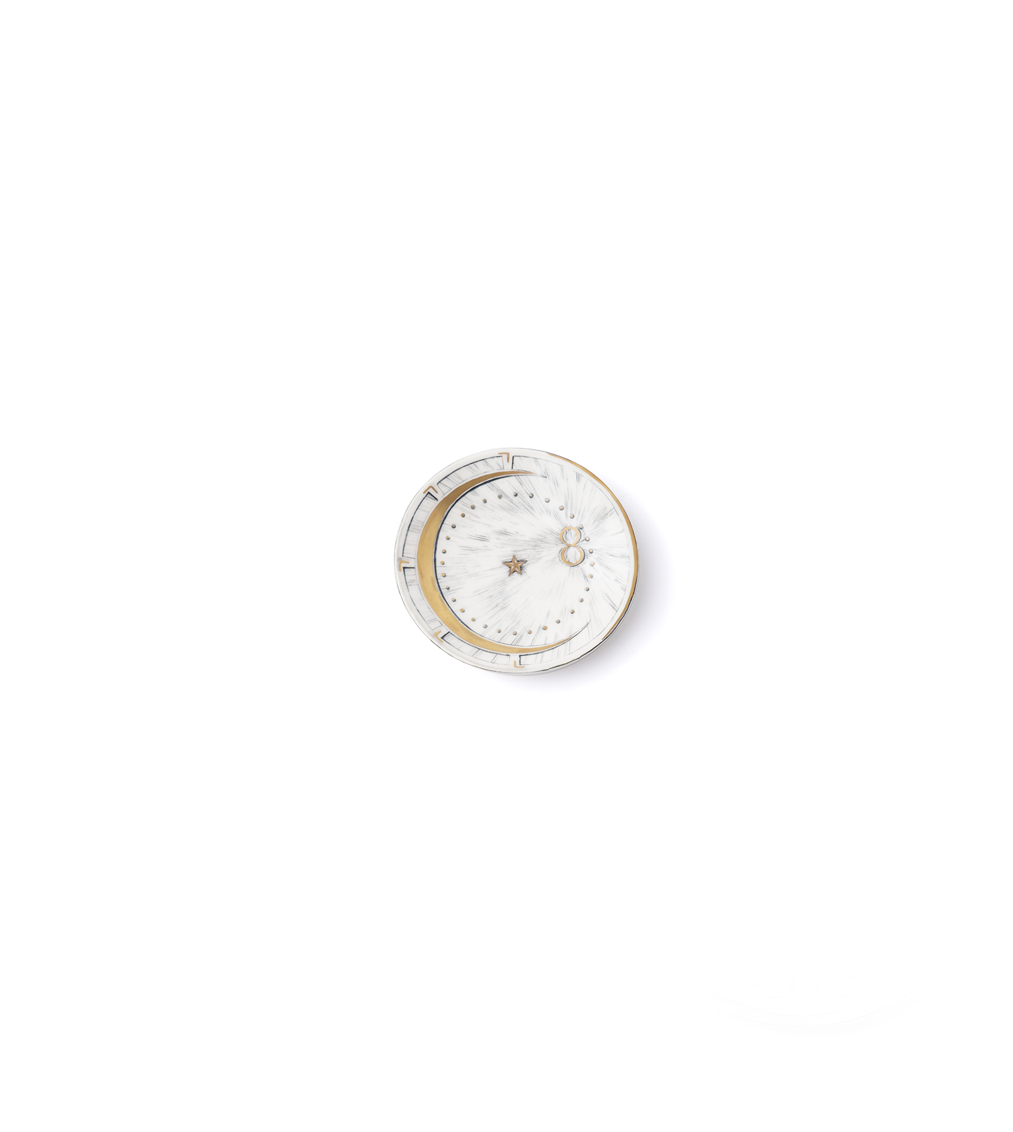 Karma Miniature Plate - Small Decorative Ceramic Plate for Home Decor, Gift Giving & Table Setting | Perfect for Displaying Trinkets, Jewelry & Candles