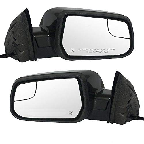 Compatible Power Heated Rear View Mirror Assembly Set for 2010-2017 Chevy Equinox & GMC Terrain - Smooth Design for Enhanced Visibility & Safety (Perfect for Winter Driving, Off-Road Adventures & Daily Commute)