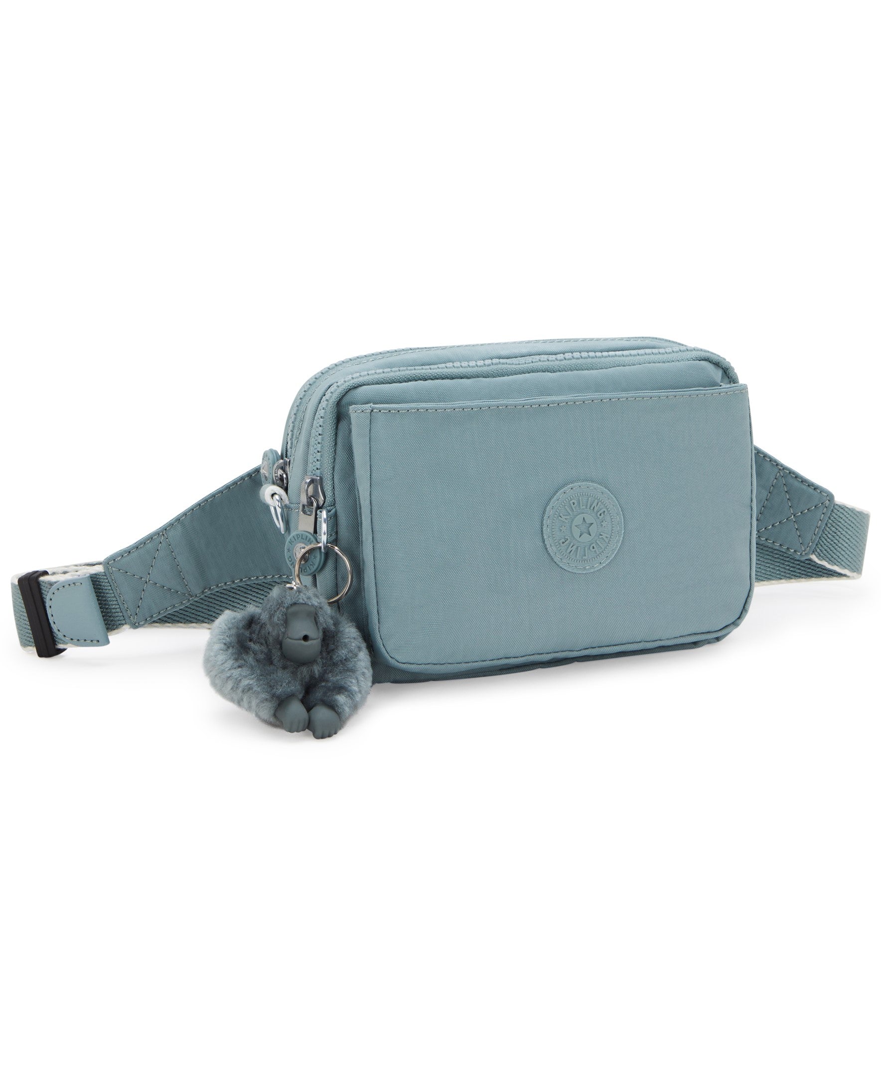 Kipling Abanu Multi Convertible Crossbody Bag - Lightweight Travel Purse for Women, Adjustable Strap, Spacious Organizer (Relaxed Grey) | Perfect for Work, Gym & Weekend Outings