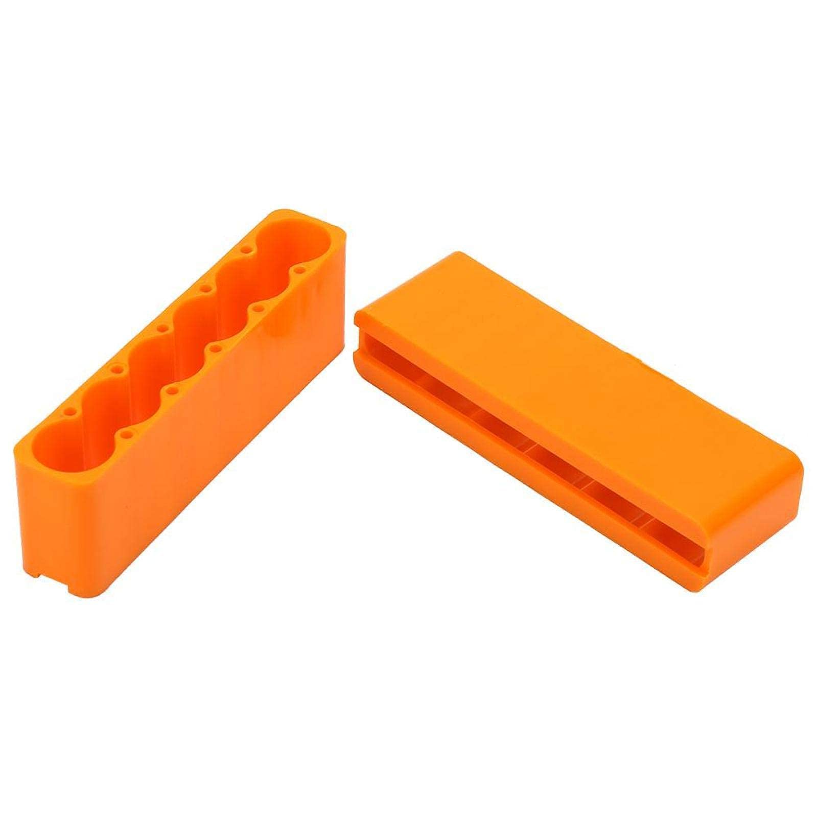 Fafeicy 2PCS Adjustable Plastic Battery Clamp Holder for Industrial Pack Spot Welding (6-Section) - Secure Battery Connections for DIY Projects, Solar Power Systems, and Automotive Repairs