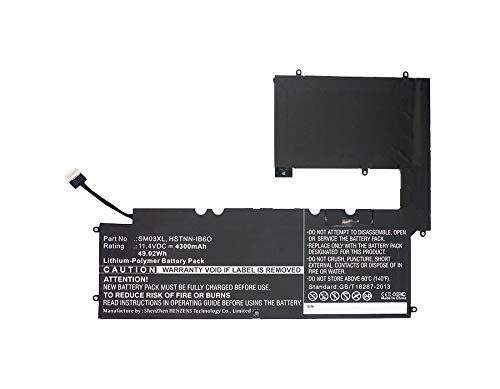 Synergy Digital High-Capacity Laptop Battery for HP Envy x2 15-c000 | 11.4V 4300mAh Li-Pol | Long-Lasting Power for Work & Travel