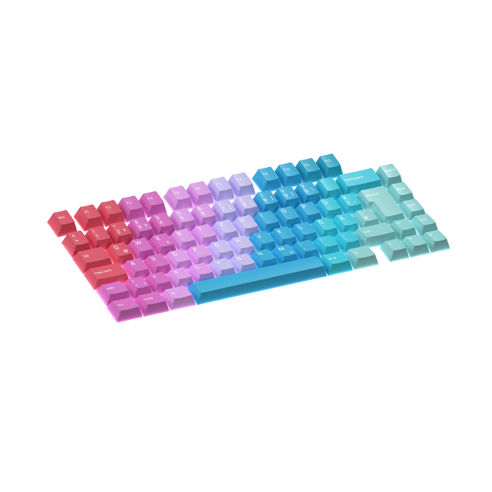 Custom Keycaps for Mechanical Keyboards - Daydream DE Design - Perfect for Gaming, Typing & Office Work