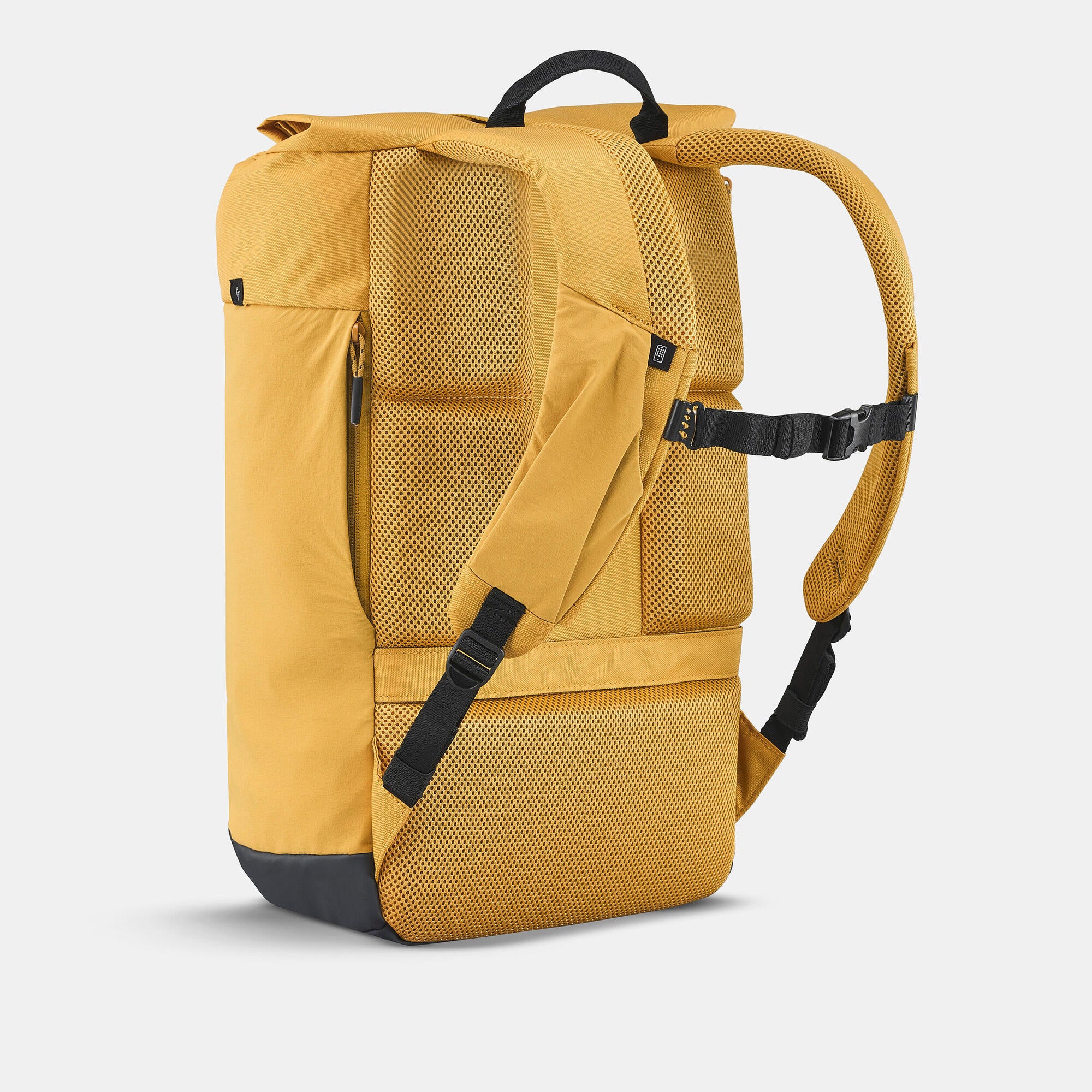 Quechua NH Escape 500 23L Rolltop Backpack - Waterproof Hiking Daypack for Outdoor Adventures & Travel
