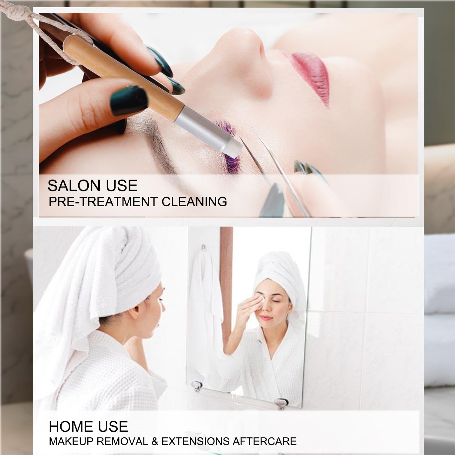 Professional Eyelash Extension Shampoo with Brush - 200ml Paraben & Sulfate Free Foaming Cleanser for Sensitive Eyes | Salon & Home Use | Gentle Lash Cleansing for Extensions & Natural Lashes