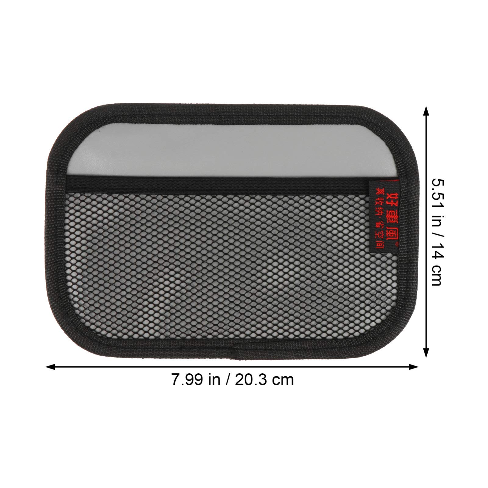 BESPORTBLE 2-Pack Car Sticky Storage Bag - PU Leather & Oxford Cloth Mesh Organizer for Car Seats | Perfect for Phone, Keys, Sunglasses & Small Accessories | Keep Your Car Interior Clean & Organized