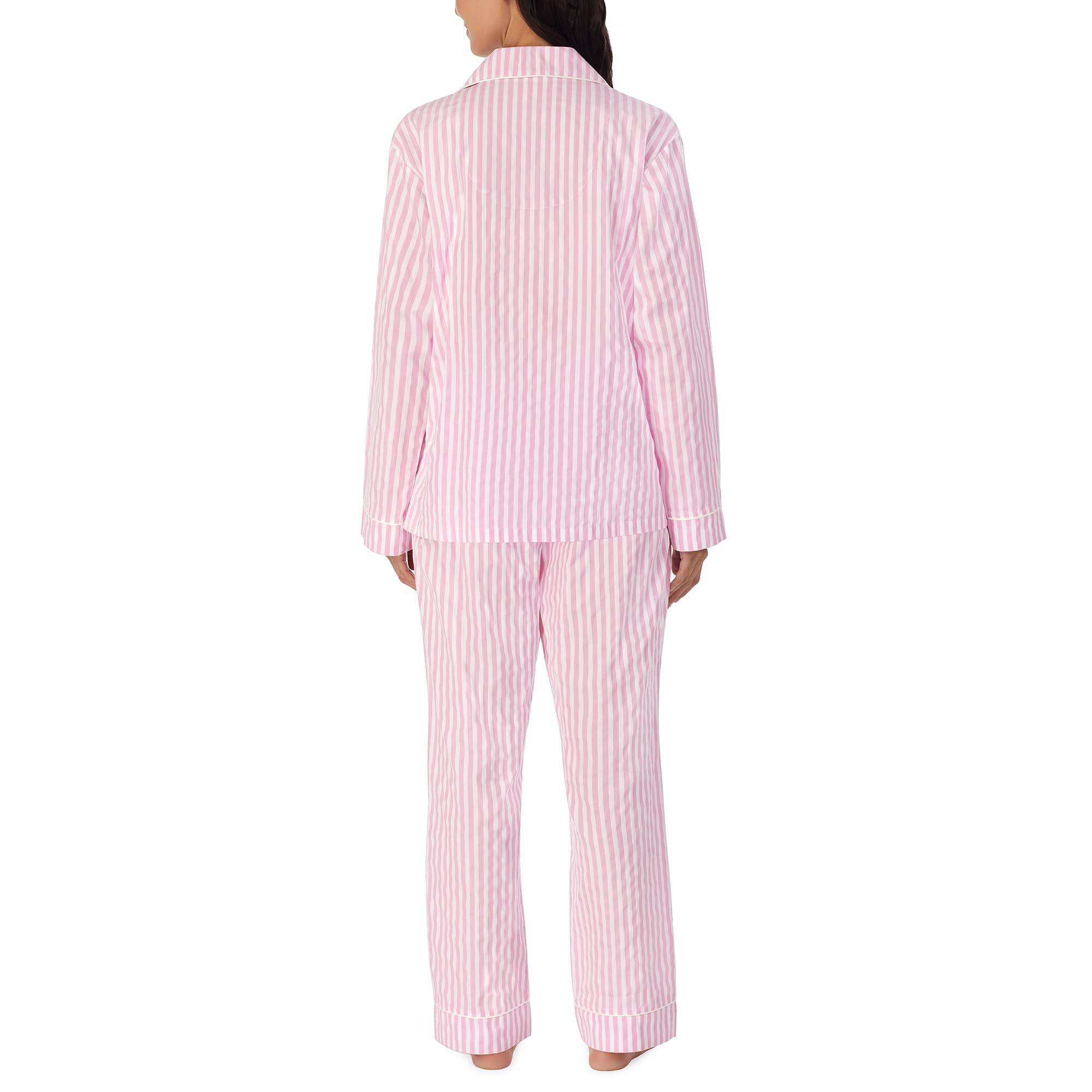 BedHead Pajamas Women's Classic Striped Cotton Pajama Set - Soft & Comfortable Sleepwear for Lounge & Nighttime Relaxation