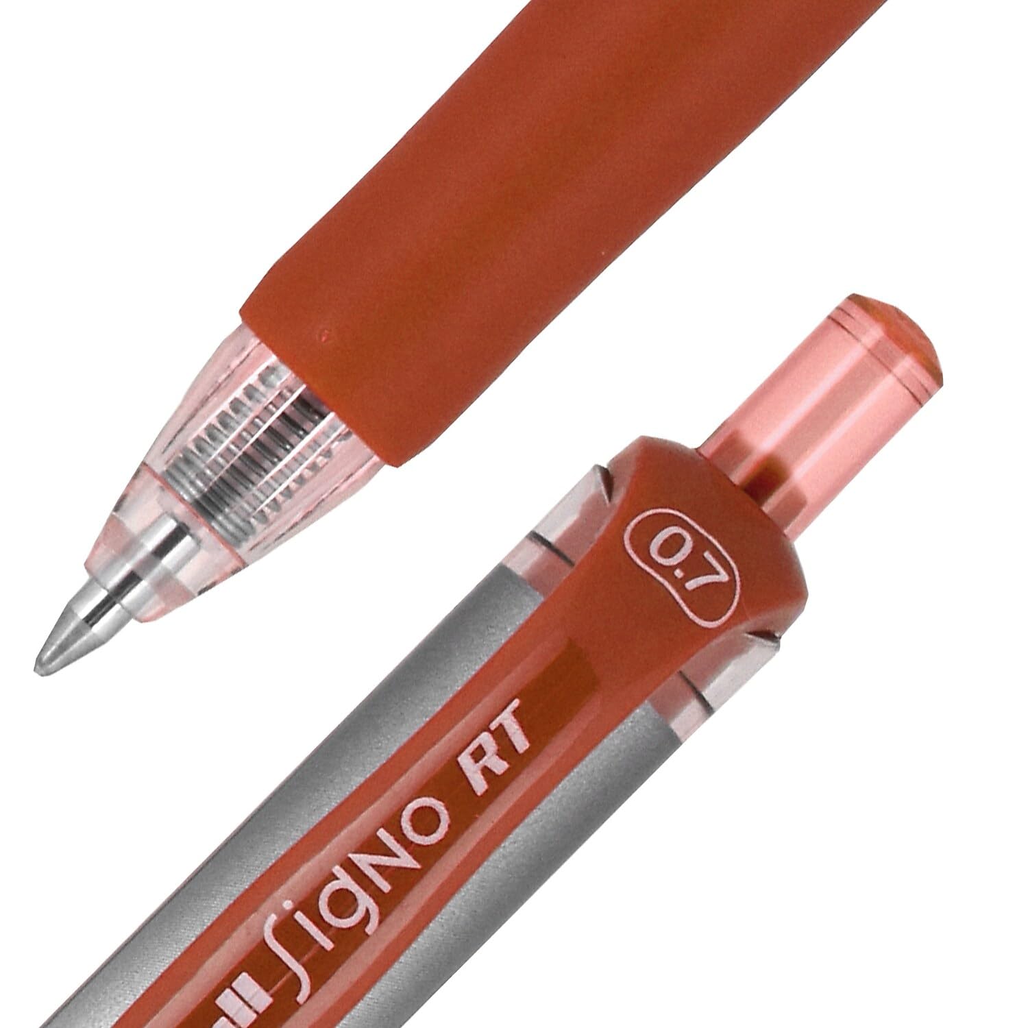 Uni-ball Signo Gel RT Retractable Roller Ball Pen - Medium Point, Red Ink, 12-Pack for Office, School & Creative Writing