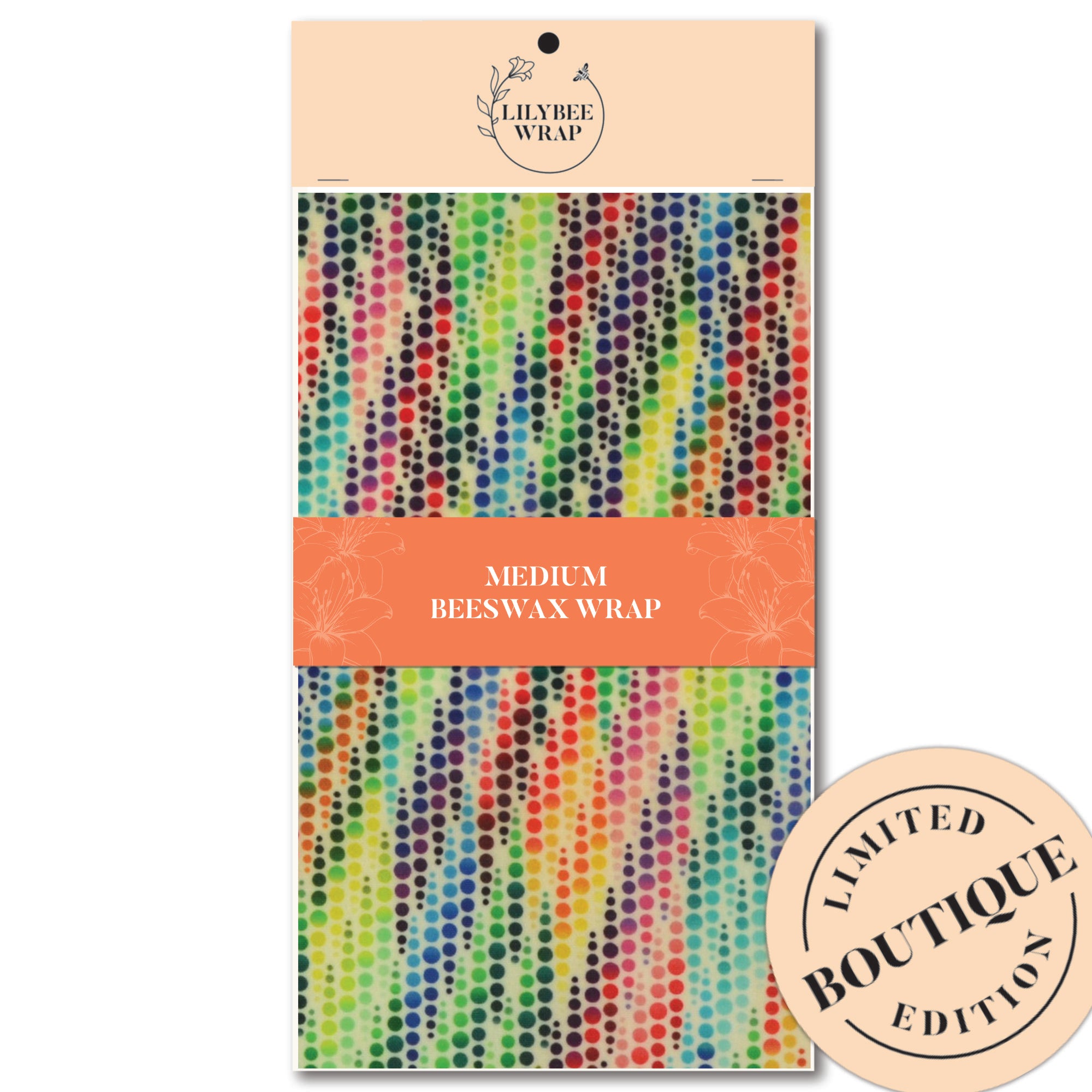 Eco-Friendly Beeswax Food Wraps - Reusable & Sustainable Alternative to Plastic Wrap - Perfect for Sandwiches, Fruits & Food Storage