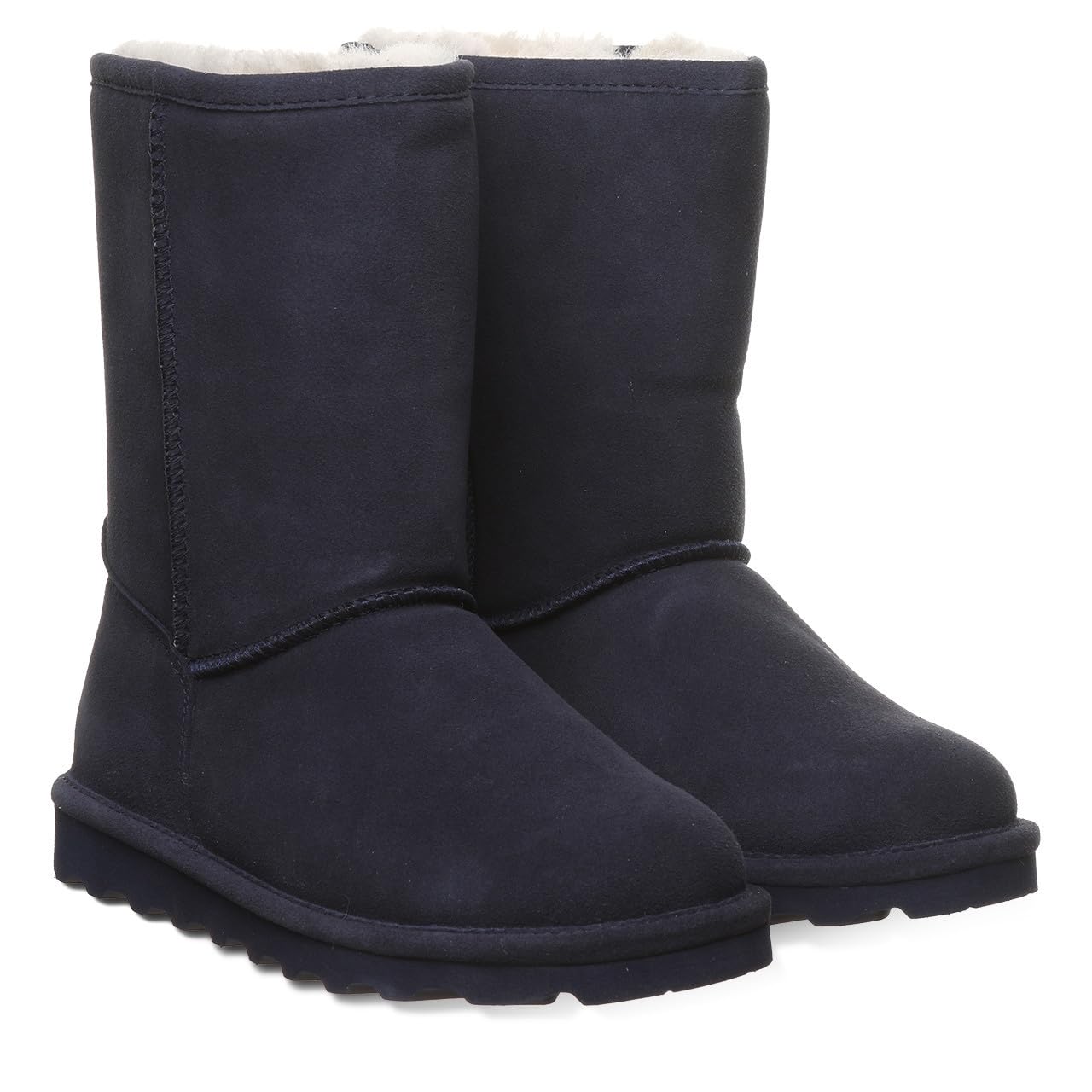 Bearpaw Women's Elle Short Fashion Boots - Cozy Suede Ankle Booties for Casual Outfits & Fall Winter Style