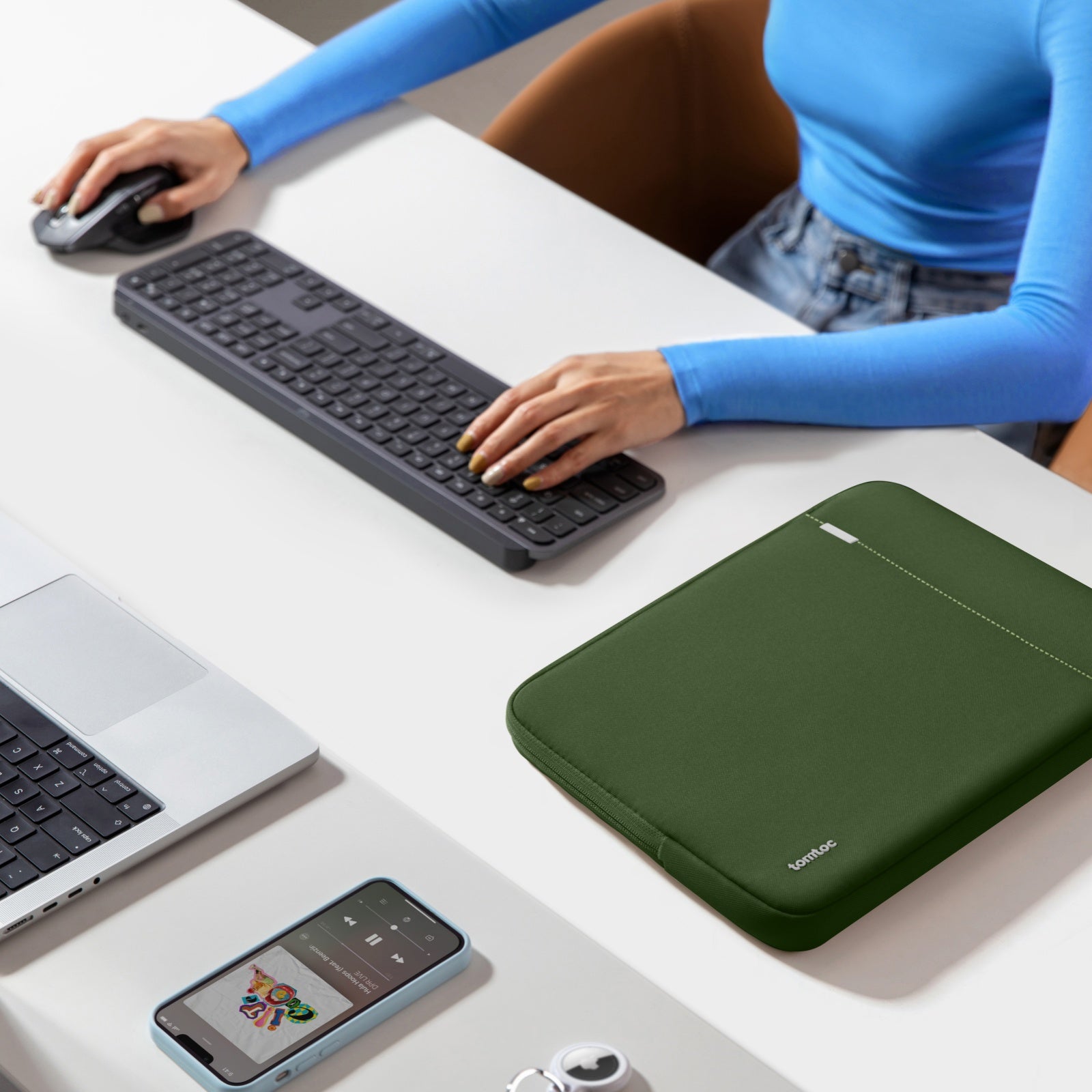 Premium Defender A13 Laptop Sleeve for 15-inch MacBook Air - Waterproof & Shockproof Protective Case for Travel, Work & School