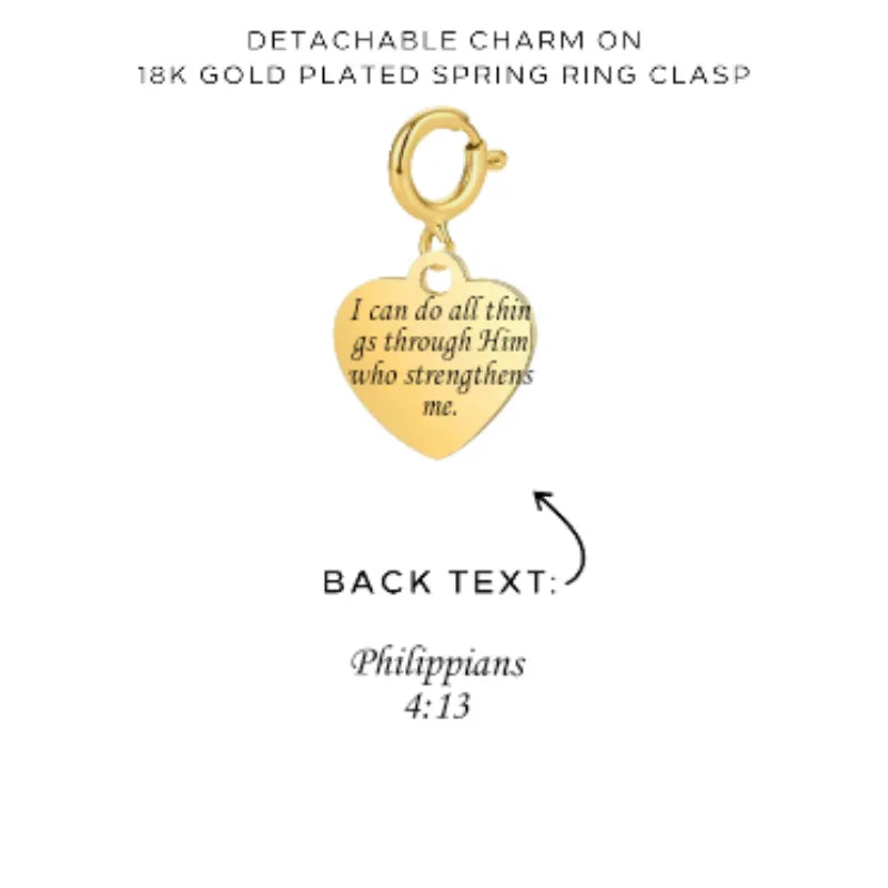 Personalized Engraved Charms with Detachable Clasp - Custom Jewelry for Necklaces & Bracelets - Perfect for Gifts, Anniversaries & Special Occasions - $12.00