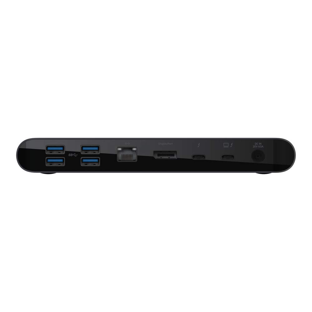 Belkin Thunderbolt 3 Dock Pro - USB-C Docking Station for Mac & Windows with 85W Charging | Dual 4K @60Hz, 40Gbps Transfer Speed | Includes Ethernet, SD Card Reader & Audio Ports | Perfect for Home Office, Video Editing & Multi-Monitor Setup