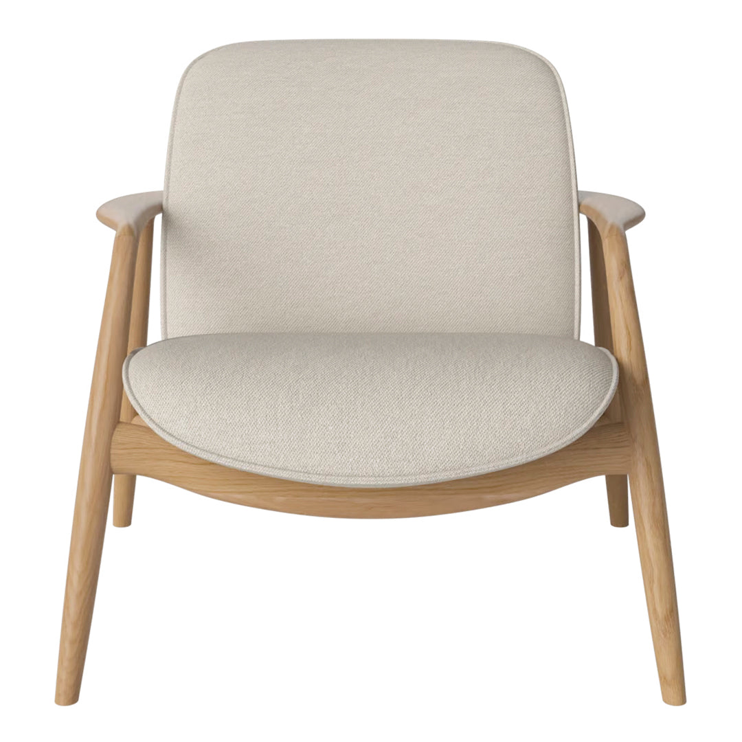Bowie Lounge Chair - Modern Accent Chair for Living Room, Bedroom & Office - Comfortable Mid-Century Style Reading Chair with Sturdy Wooden Legs
