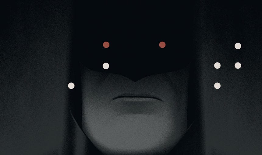 Batman: The Animated Series 'Blind as a Bat' Screen Printed Poster - DC Comics Wall Art for Home, Office & Game Room Decor