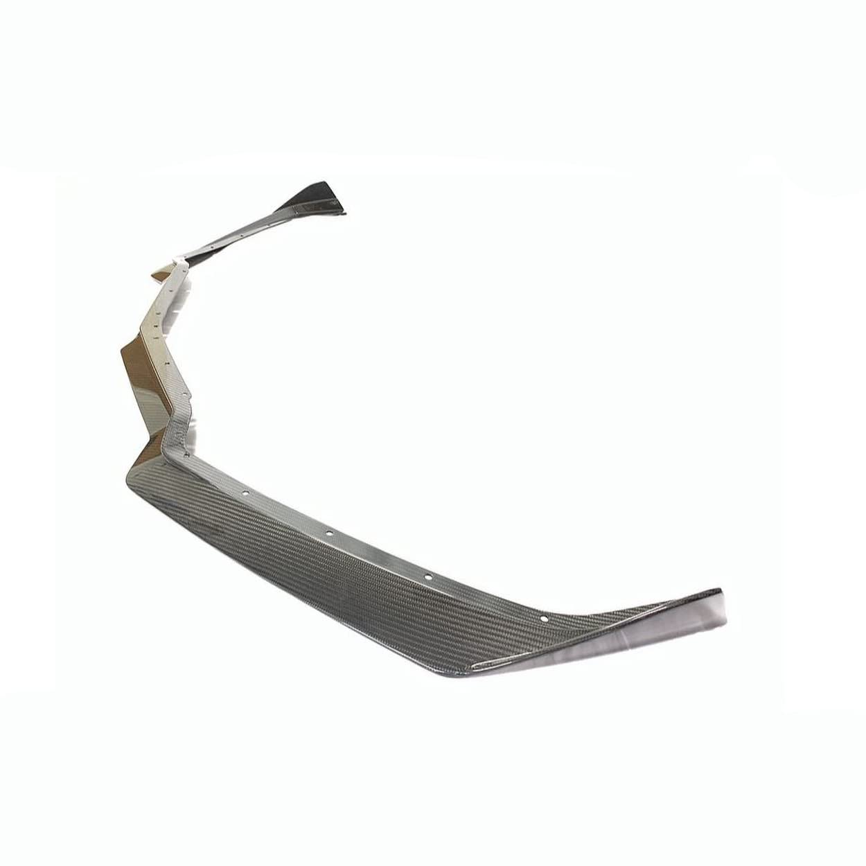 C8 Corvette Front Lip Spoiler Splitter - 5VM Style Carbon Fiber ABS Painted Front Bumper Body Kit for 2020-2024 Chevy Corvette C8 | Enhances Aerodynamics & Sporty Look for Street Racing & Car Shows