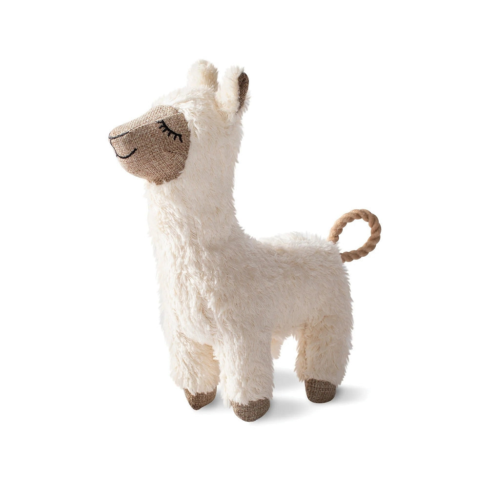 Eco-Friendly Fleeced 'Nice to Meet You' Dog Plush Toy - Cute & Sustainable Stuffed Animal for Kids, Gifts & Home Decor