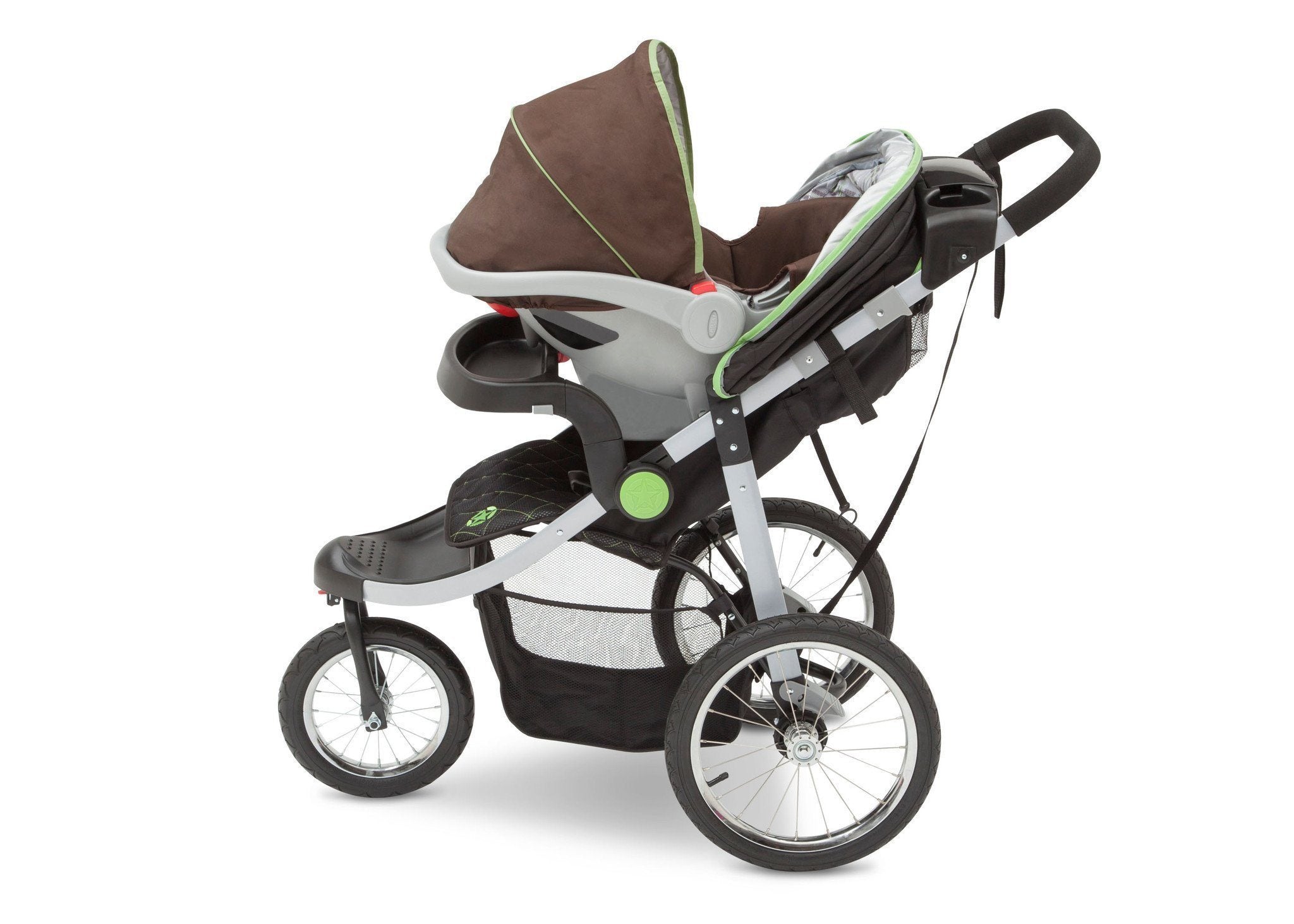 J is for Jeep® Brand All-Terrain Jogging Stroller for Cross-Country Running - Perfect for Outdoor Adventures, Trail Jogging & Family Walks