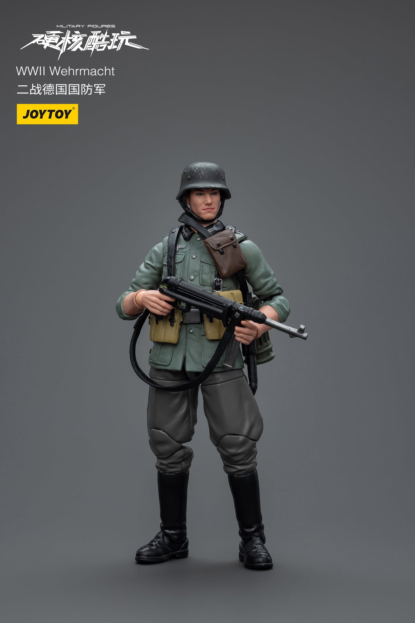 1/18 JOYTOY 3.75 Inch WWII Military Action Figures - German Wehrmacht, Soviet Red Army & US Army Soldiers - Collectible Toy Soldiers for War Games, Dioramas & Display