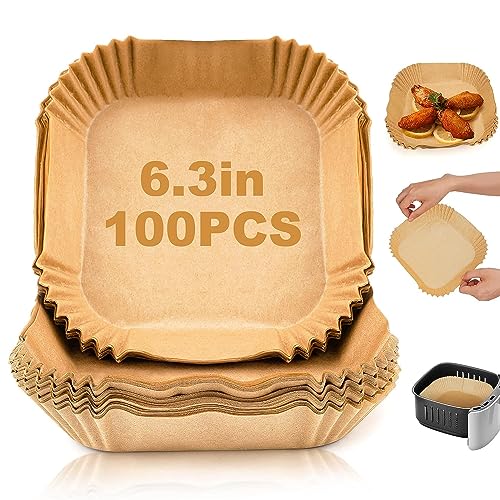 100PC AIR FRYER PAPER SQUAR
