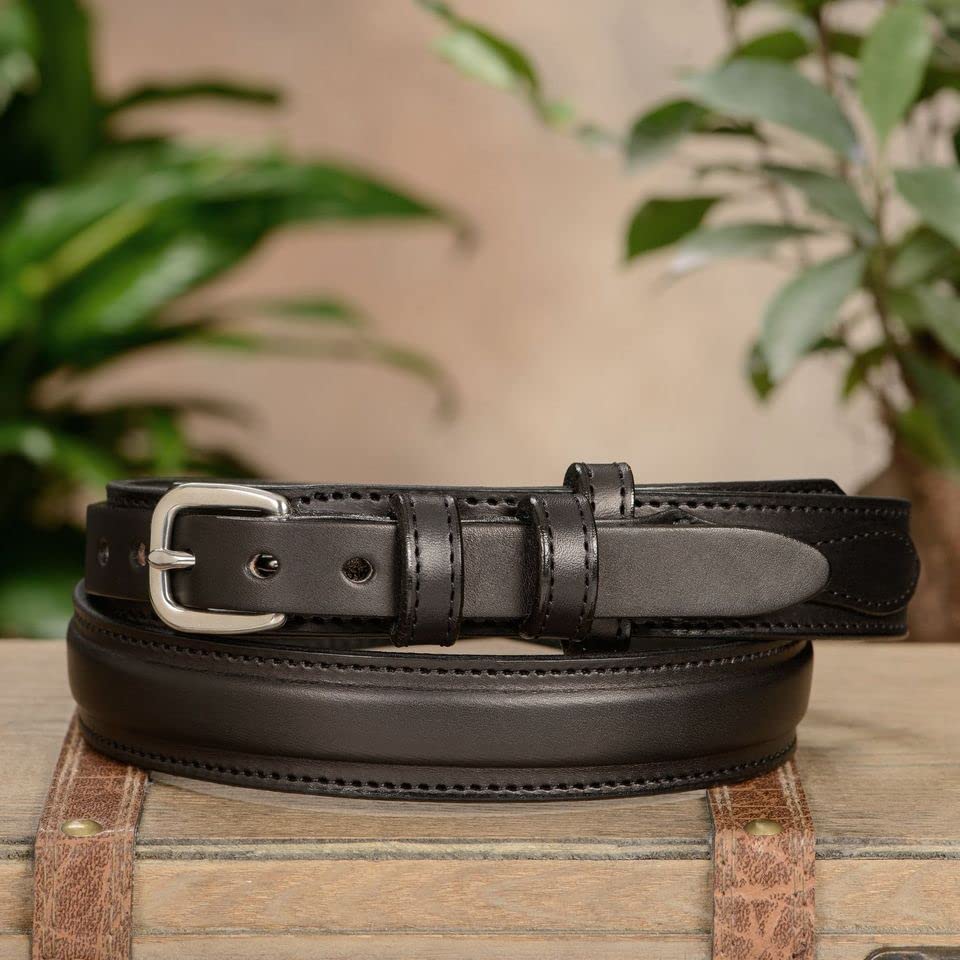 Premium Bullhide Leather Belt for Men - 1.25