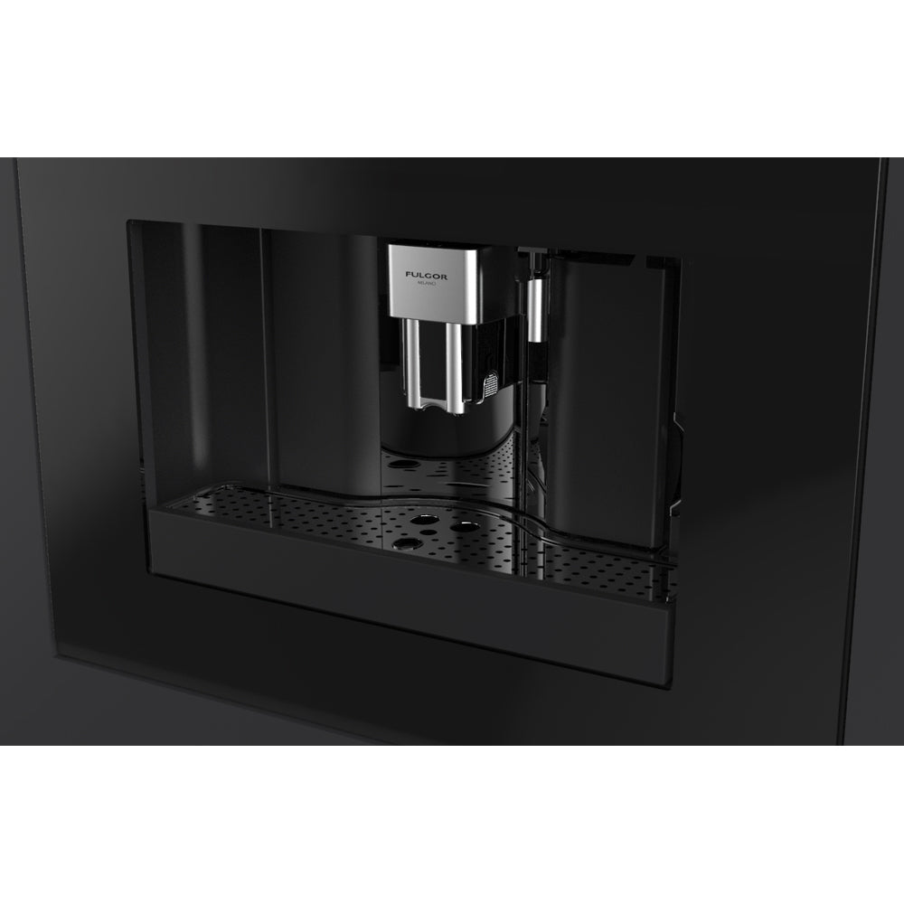 Fulgor Milano F7BC24 24-Inch Built-In Coffee Machine - 700 Series Stainless Steel Espresso Maker for Home & Commercial Kitchens