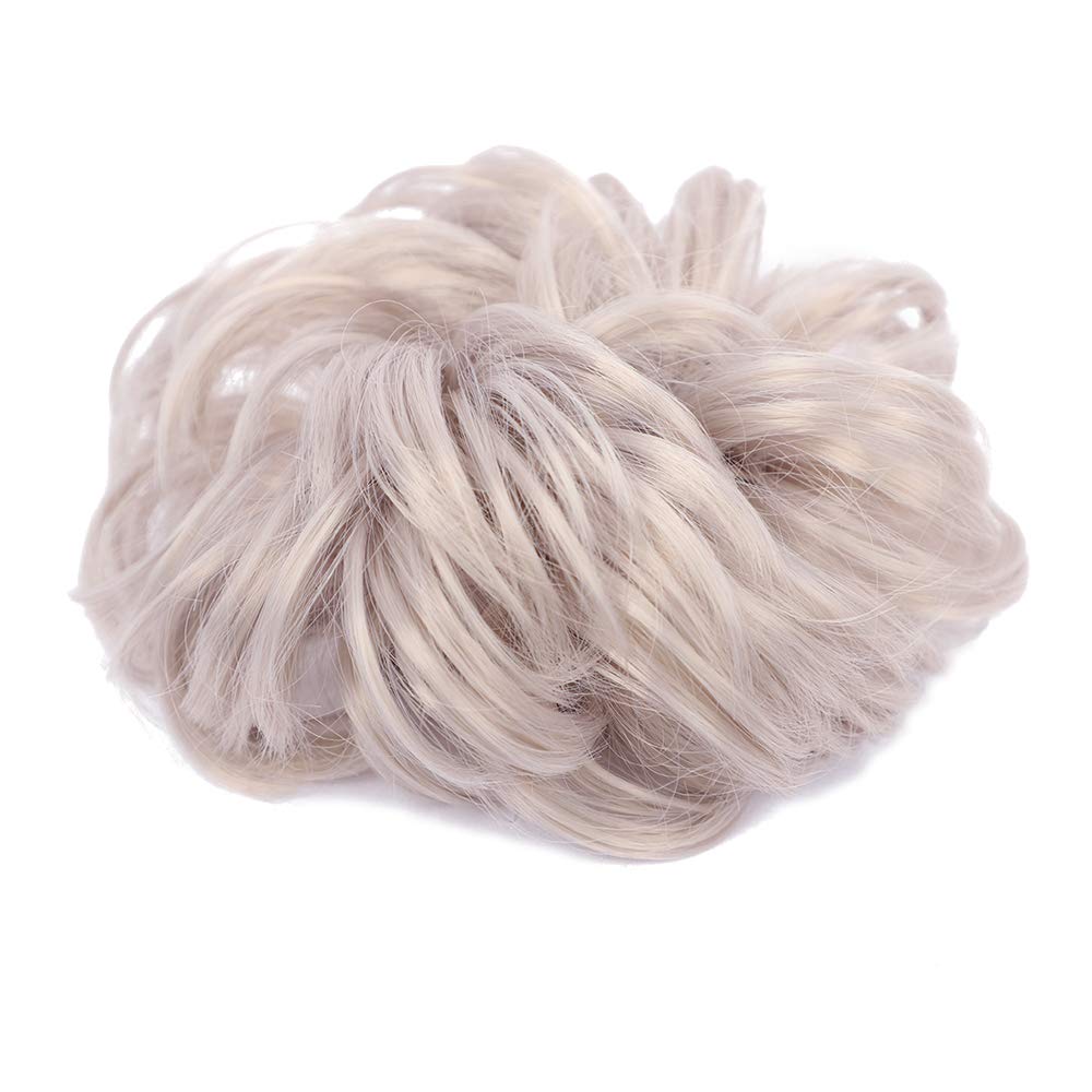 Curly Synthetic Messy Hair Bun Hair Scrunchies Extension - Perfect for Messy Bun Hairstyles, Ponytail Accessories & Everyday Hair Styling