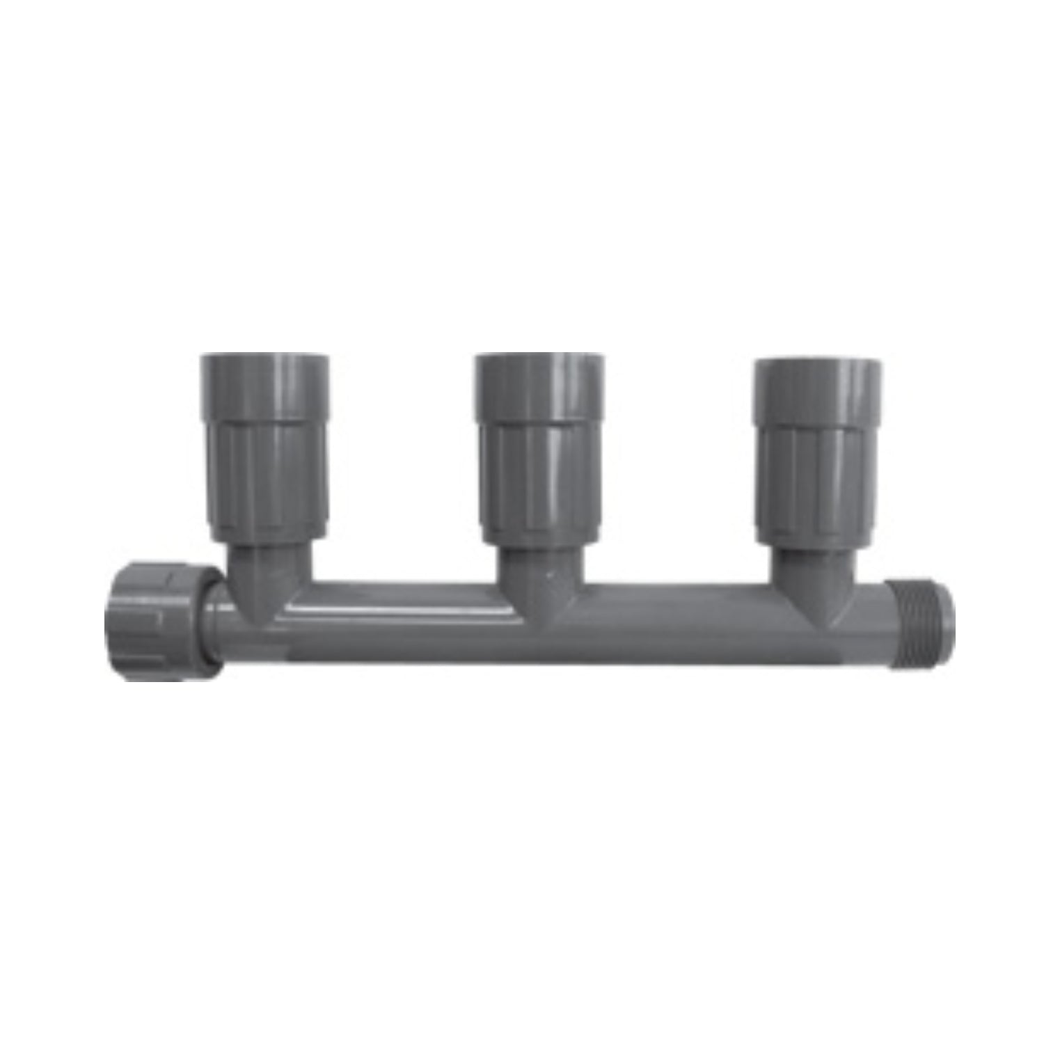 Triple Manifold Female Connector - NUT x MTHD x FVCONN - Perfect for Hydraulic Systems, Industrial Machinery & Automotive Applications