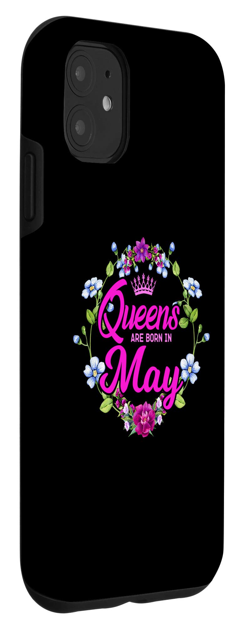 iPhone 11 Case - Elegant Queen Design - Perfect May Birthday Gift for Women - Durable Protective Phone Cover for Work, Travel & Everyday Use