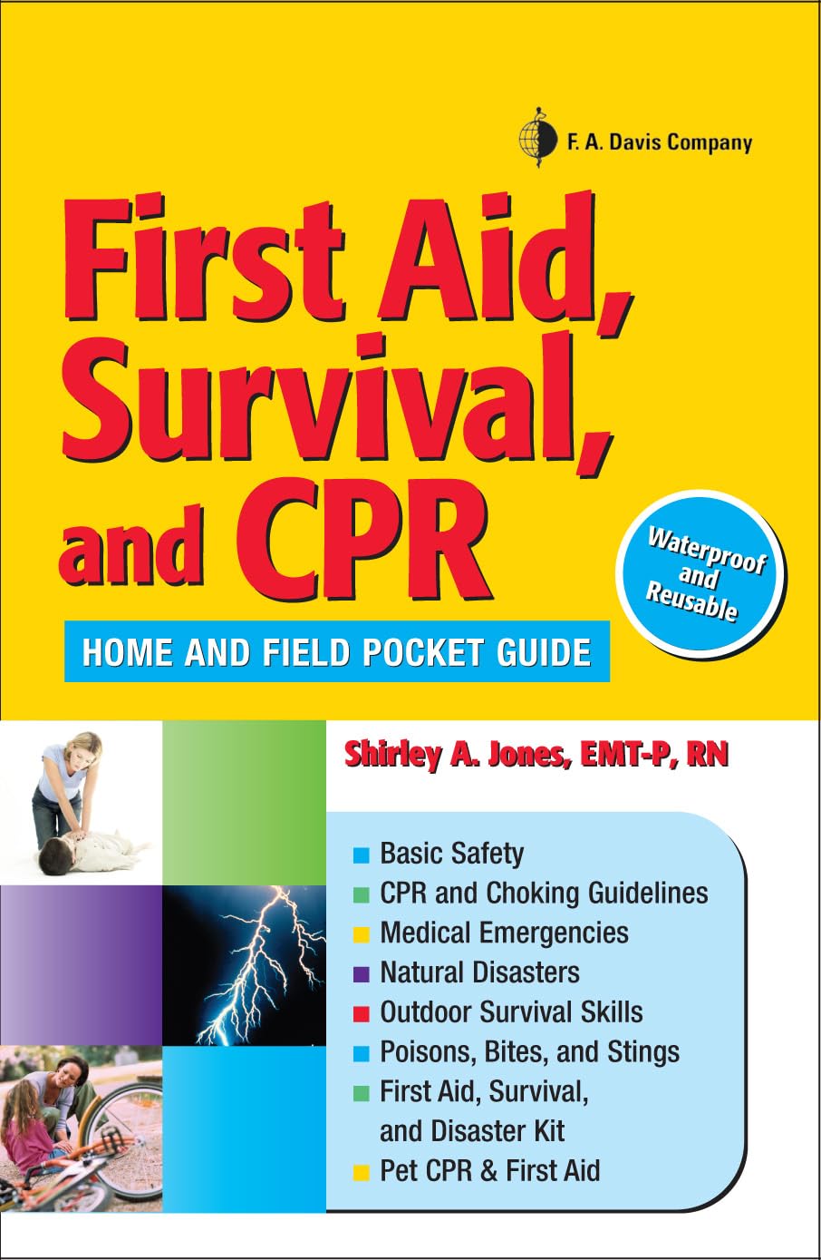 First Aid, Survival & CPR Pocket Guide - Emergency Preparedness for Home, Travel & Outdoor Adventures