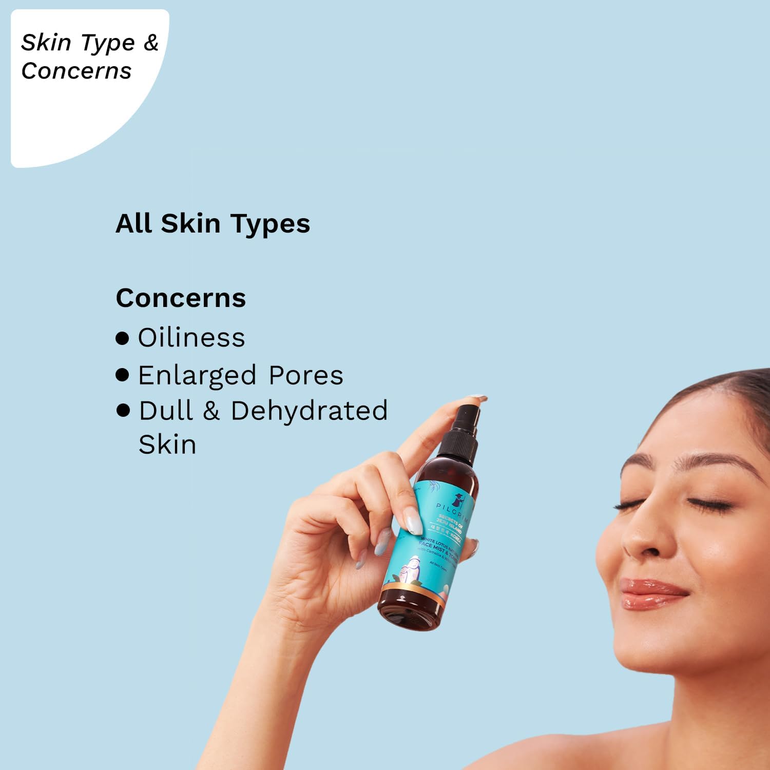Korean White Lotus Refreshing Face Mist & Toner - Alcohol-Free Hydrating Facial Spray for Glowing Skin & Pore Tightening | Korean Skincare for Women & Men | 100ml | Perfect for Travel, Gym & Daily Hydration