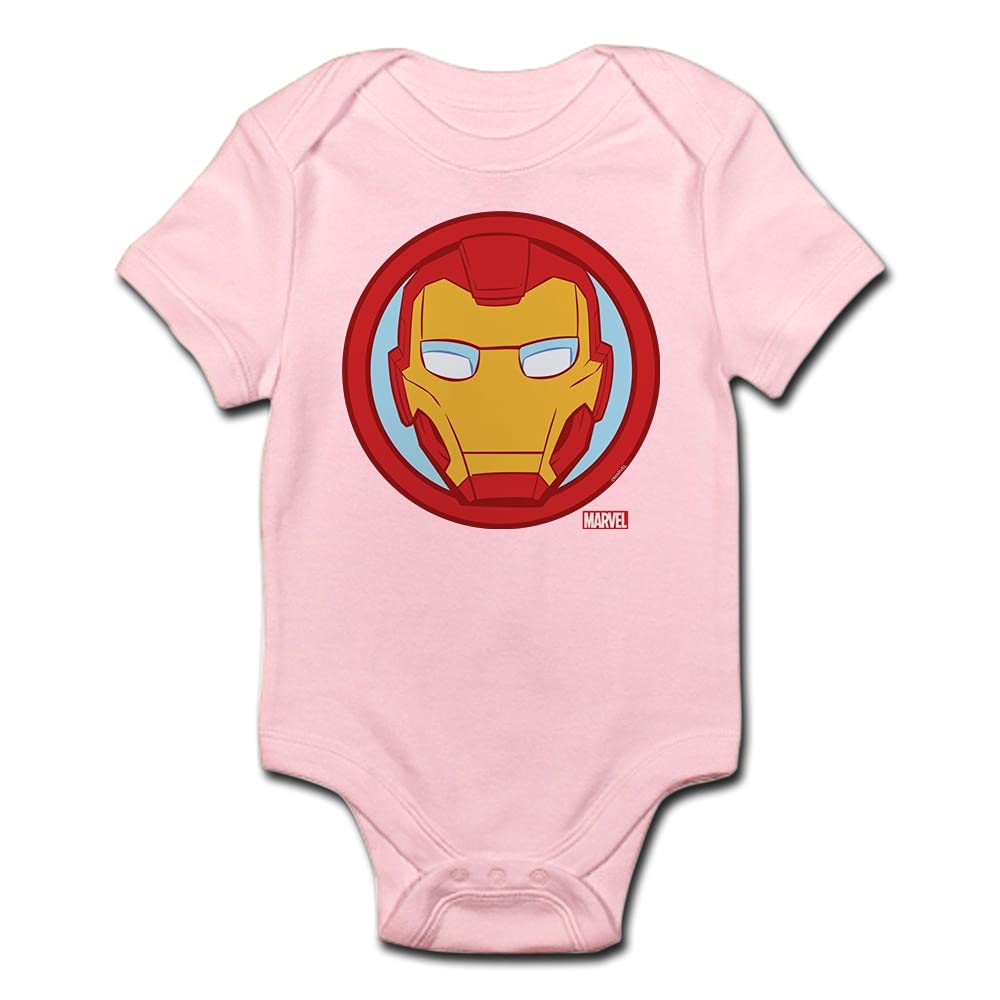 Iron Man Icon Cute Infant Bodysuit - Baby Romper for Boys & Girls | Perfect for Superhero Themed Parties & Daily Wear