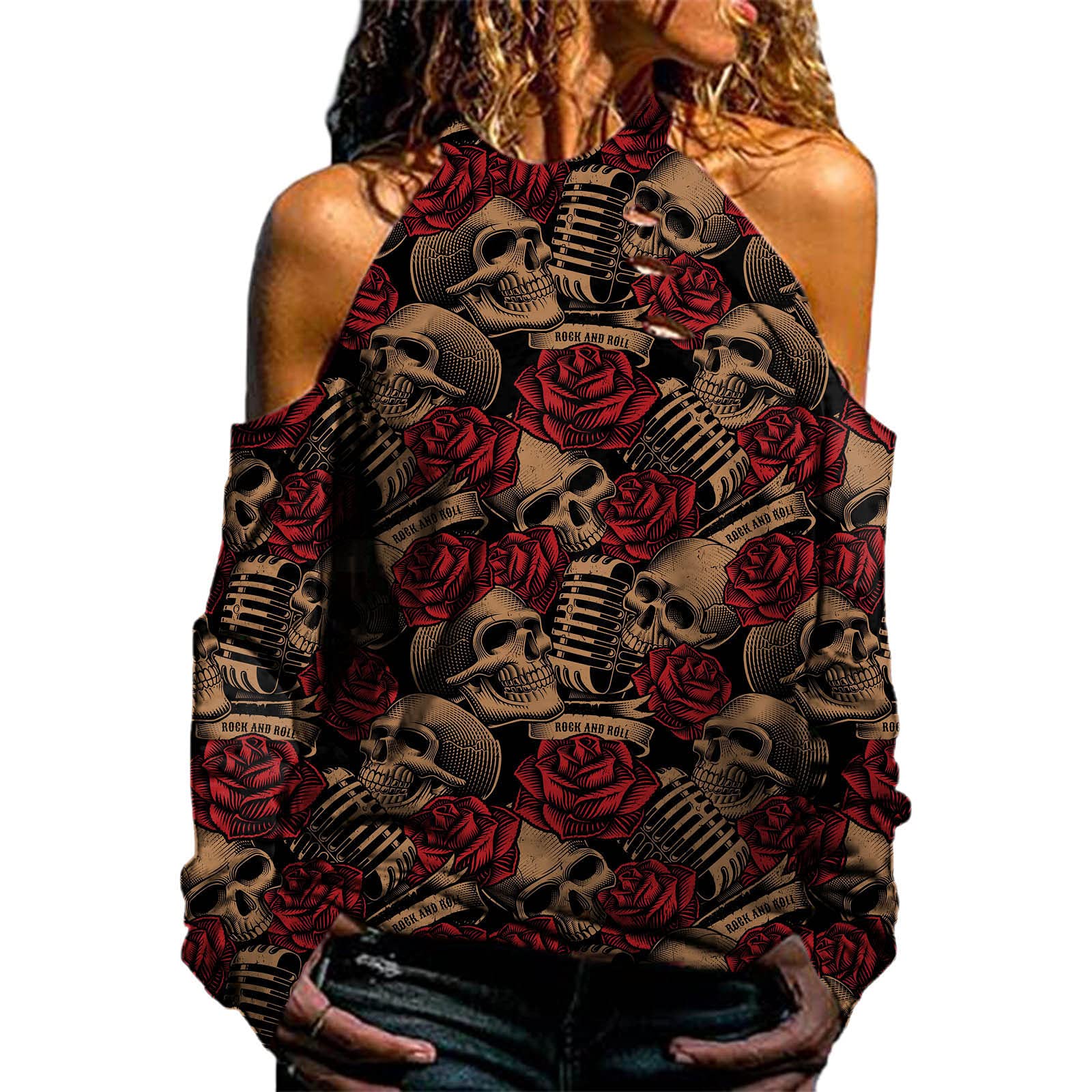 Women's Long Sleeve Tunic T-Shirt - Soft Loose Crew Neck Casual Top with Pocket | Perfect for Work, Travel & Everyday Wear