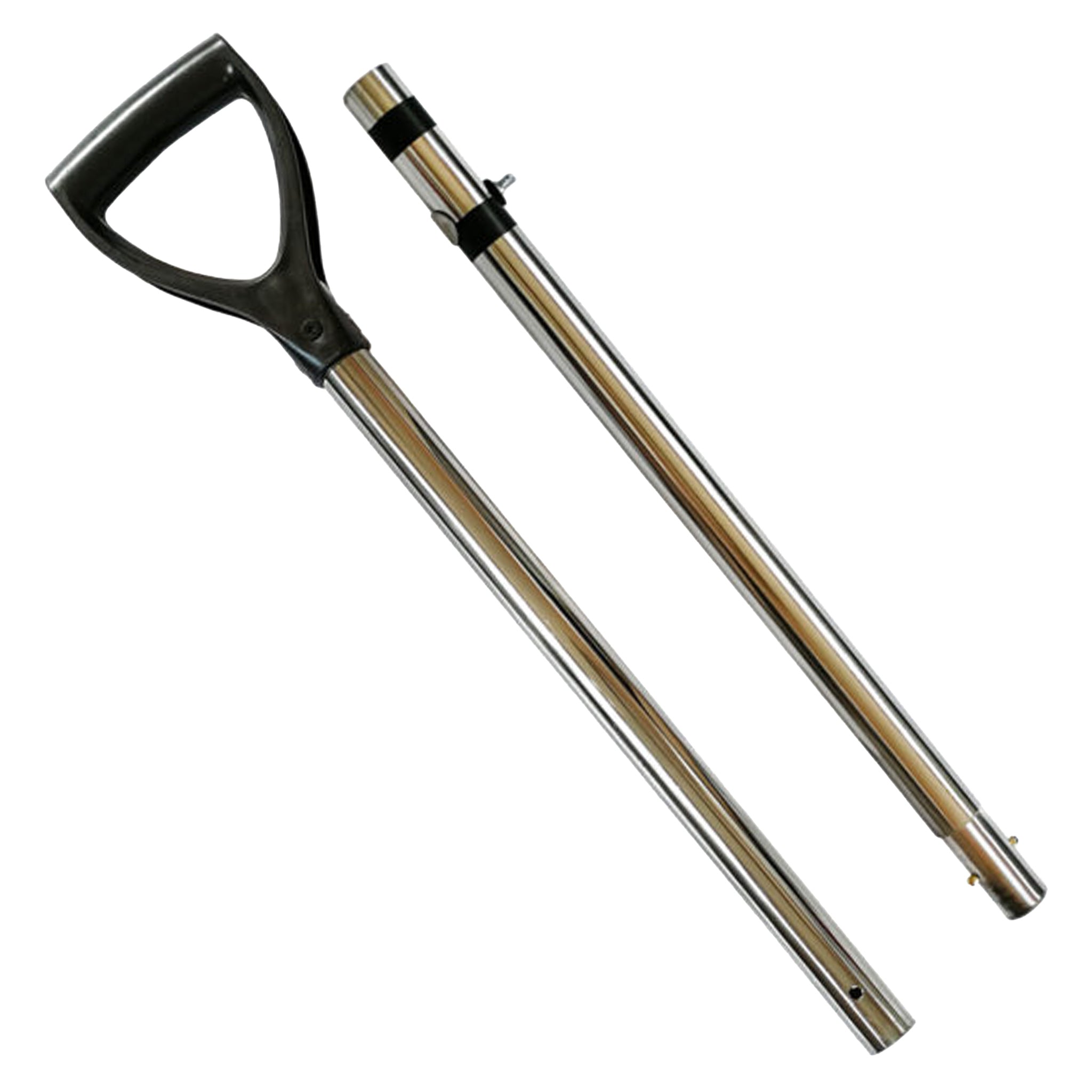 Large & Strong Collapsible Stainless Steel Sand Scoop with Handle for Metal Detectors - Perfect for Beach Treasure Hunting, Gold Prospecting, and Outdoor Adventures