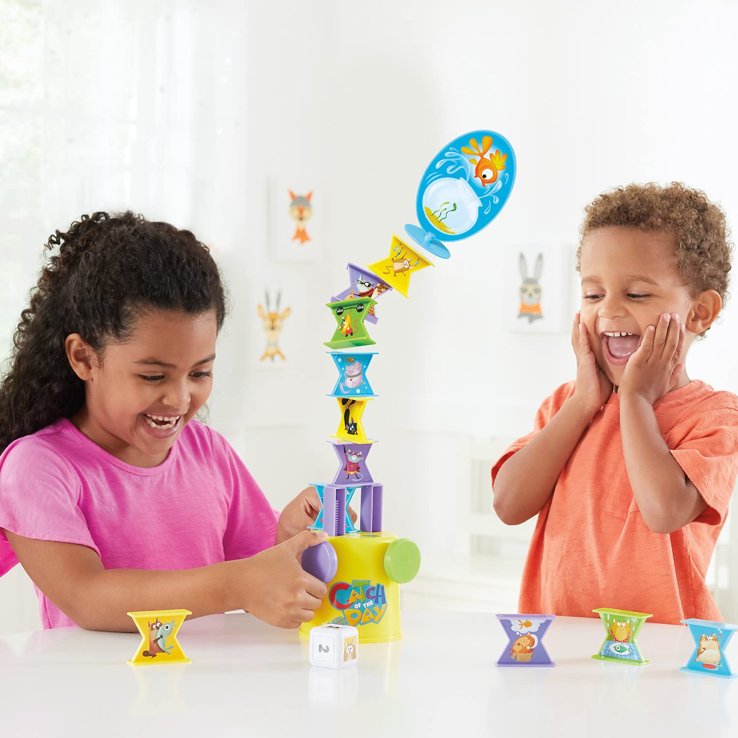 Game Zone Catch of The Day - Fun Interactive Multiplayer Tabletop Board Game for Kids Ages 5+ | Family Game Night, Birthday Parties & Indoor Activities