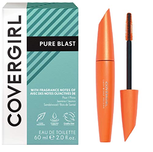 Covergirl Pure Blast Eau de Toilette Perfume 2.0 Fl Oz & Lash Blast Volume Mascara in Very Black - Fresh Floral Scent & Volumizing Lashes for Day & Night Wear