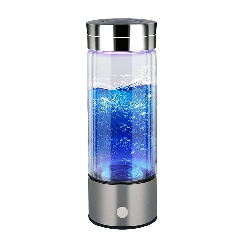 XBWZBXN Portable Hydrogen Water Bottle - High Concentration Alkaline Water Ionizer (Up to 1600PPB) with Electrolysis Technology for Health & Wellness | Perfect for Travel, Gym, and Daily Hydration