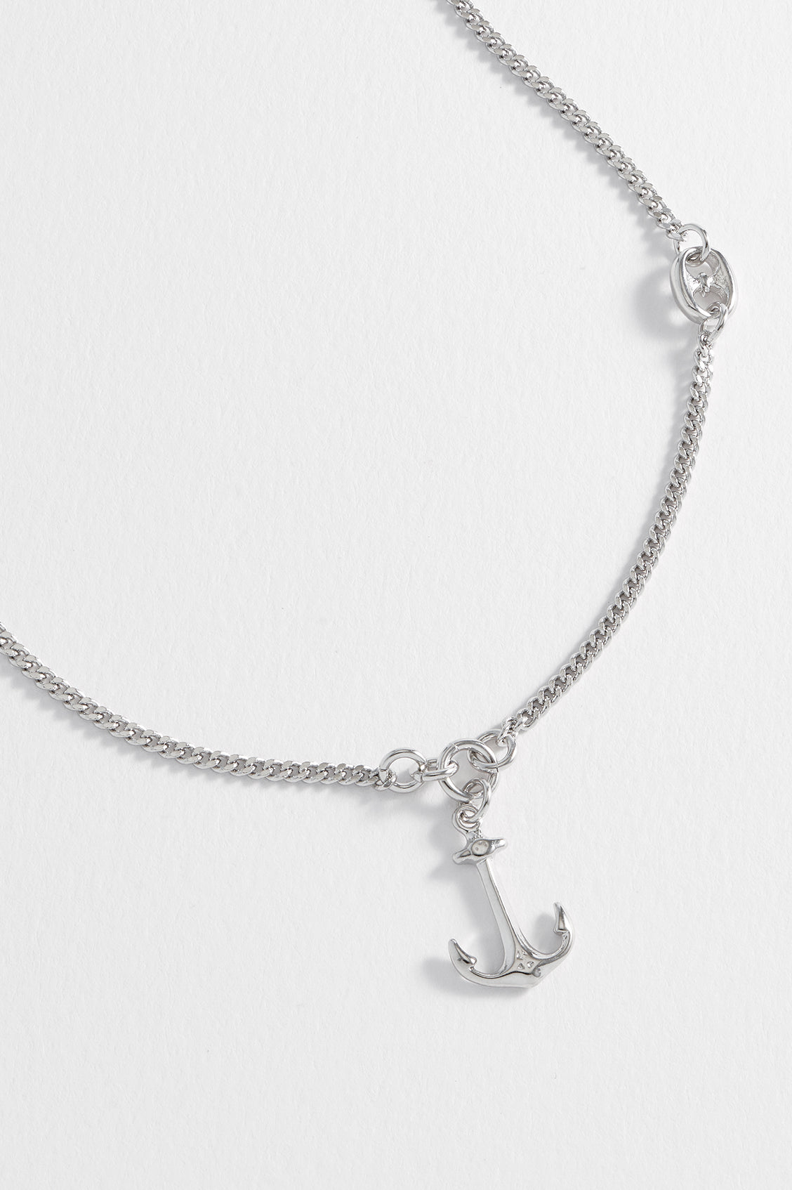 Men's Anchor Necklace Stainless Steel - Nautical Jewelry Gift for Him, Boat Lover, Sailor - Perfect for Casual Wear, Beach Outings & Marine-Themed Events