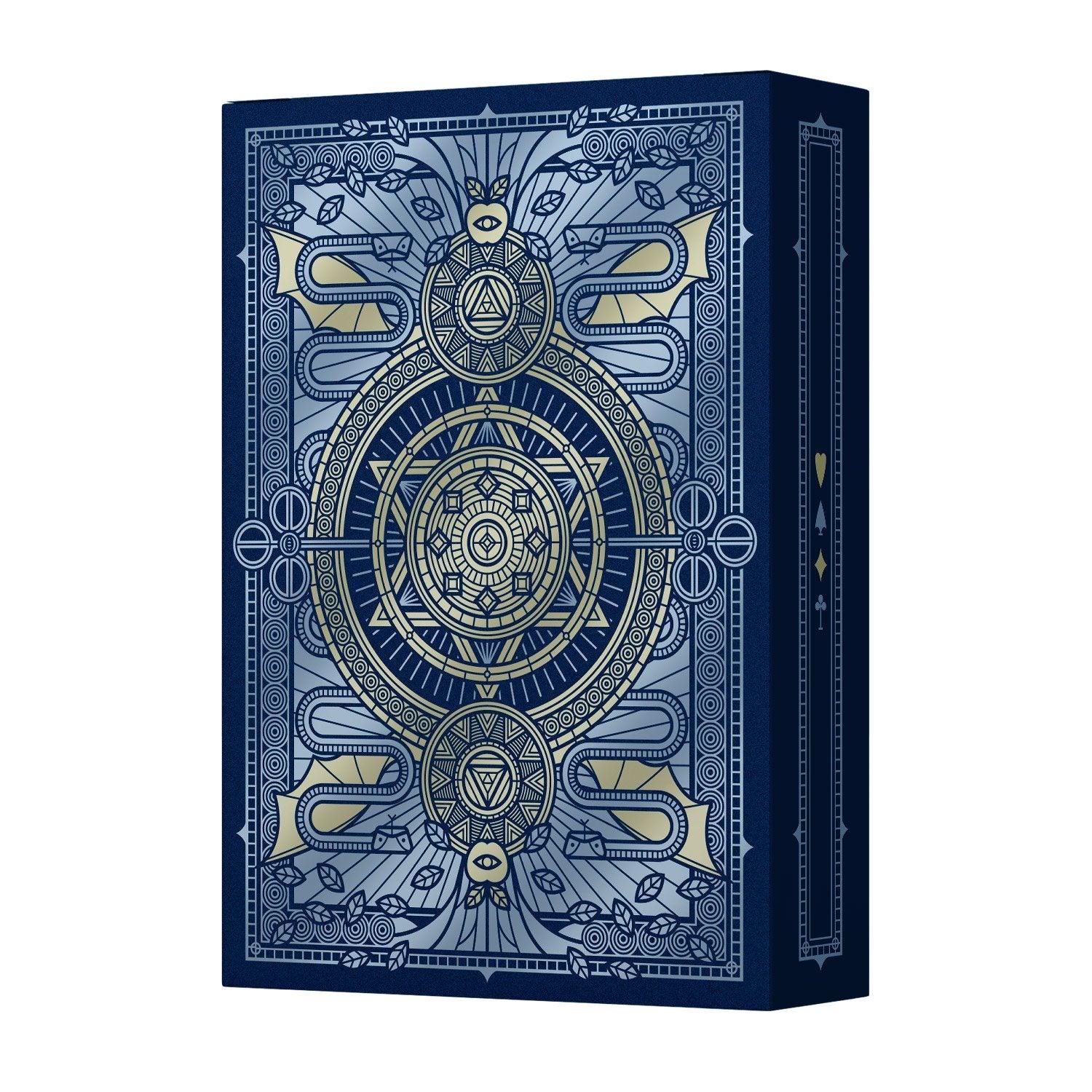 Premium SINS Blue Mentis Playing Cards - Waterproof & Durable for Poker, Magic Tricks, and Card Games - Perfect for Casino Nights, Parties, and Travel