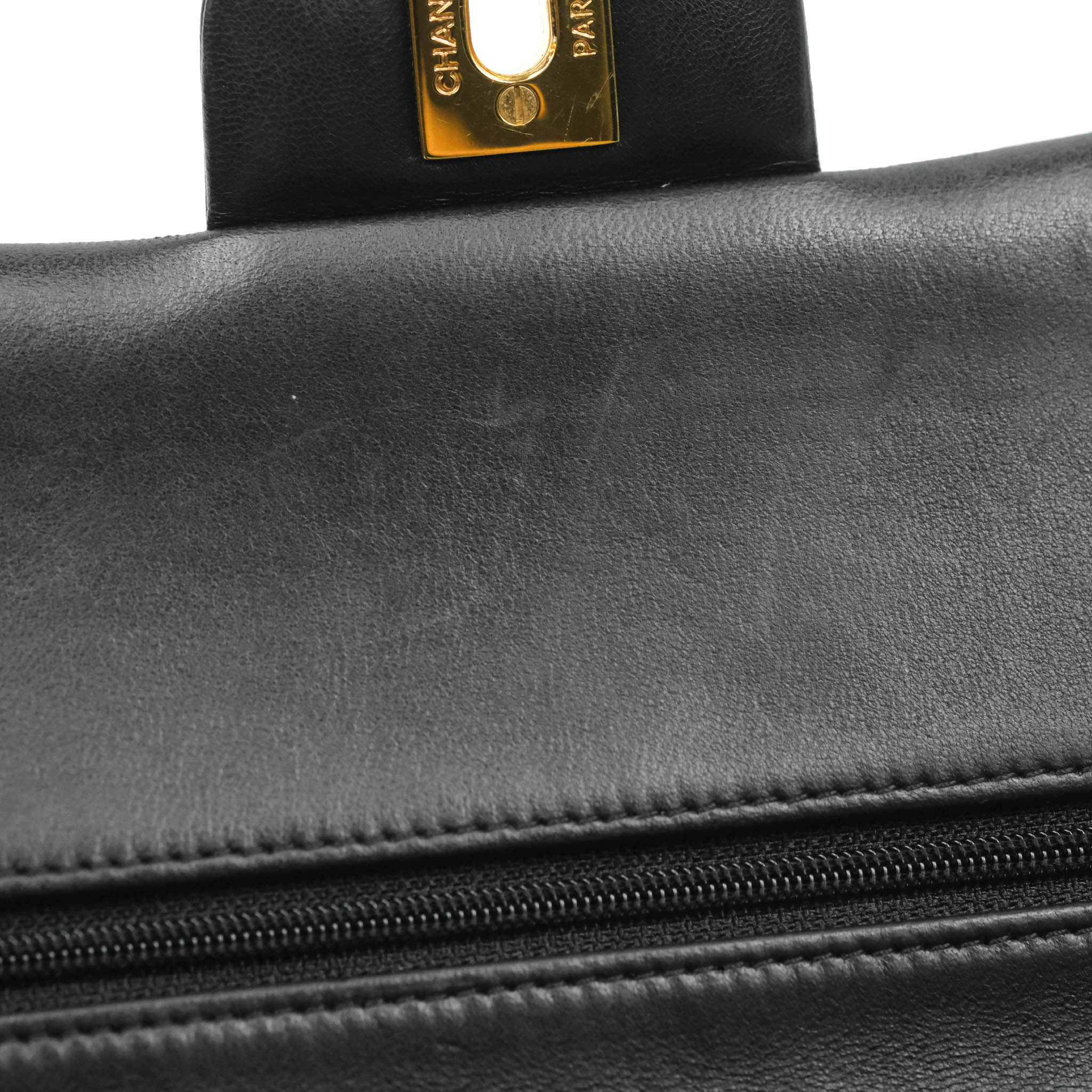 Chanel Classic Medium Double Flap Bag Black Lambskin Leather with Gold Hardware - Luxury Handbag for Women, Perfect for Evening Events & Special Occasions