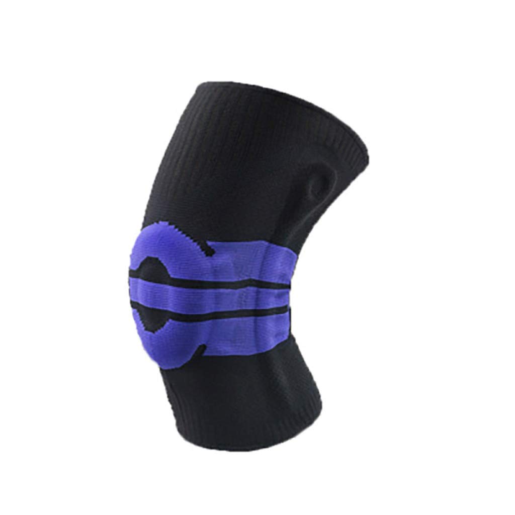 WSSBK Adjustable High Elastic Knee Support Brace - Patella Strap for Basketball, Volleyball & Sports Safety - Medium Size - Ideal for Running, Gym & Joint Pain Relief