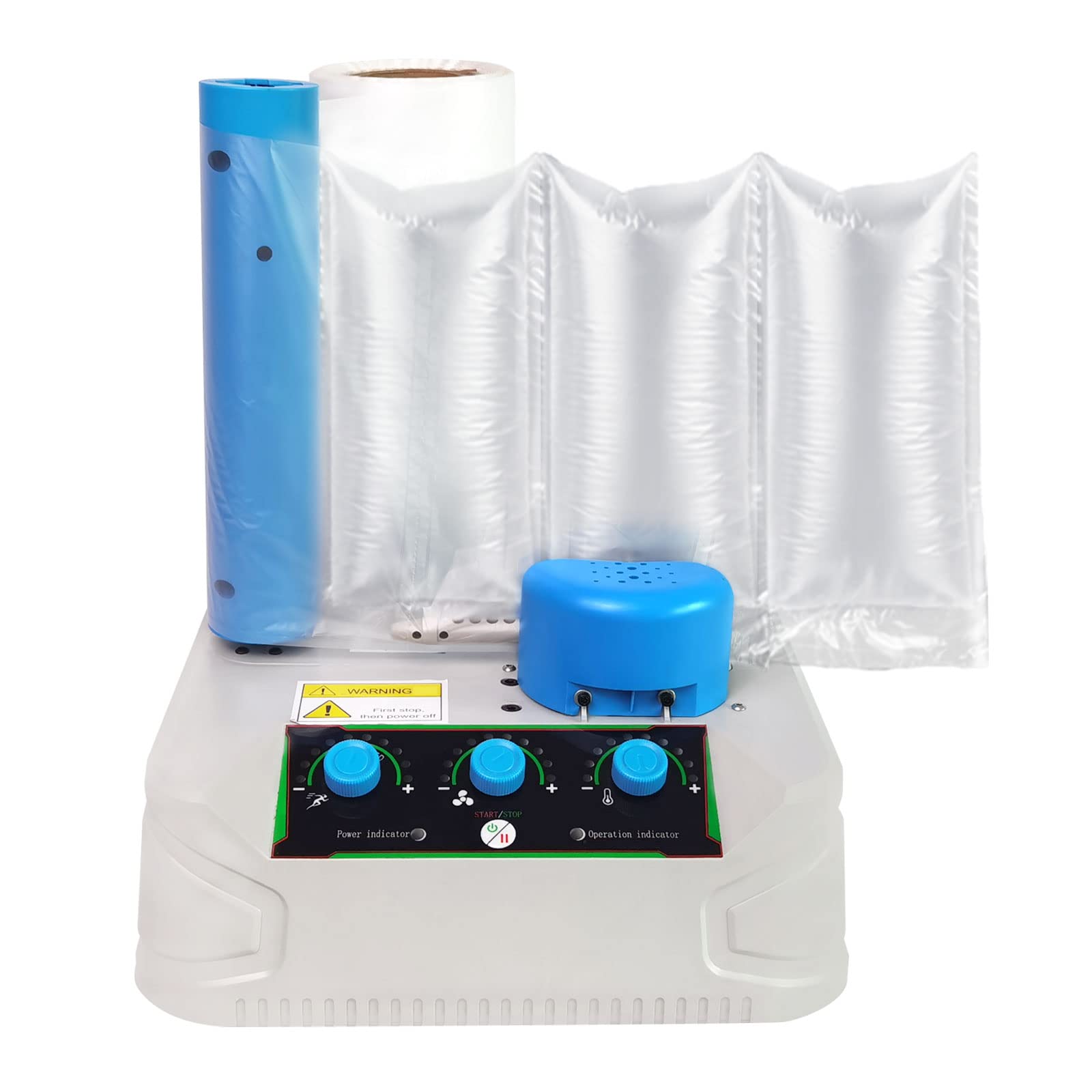 Conilly-T30S 110V Portable Air Pillow Packing Machine with 328FT Free Air Cushion Film - 32 ft/min Sealing Speed & 3 Adjustable Functions for Shipping, Moving & E-commerce Packaging