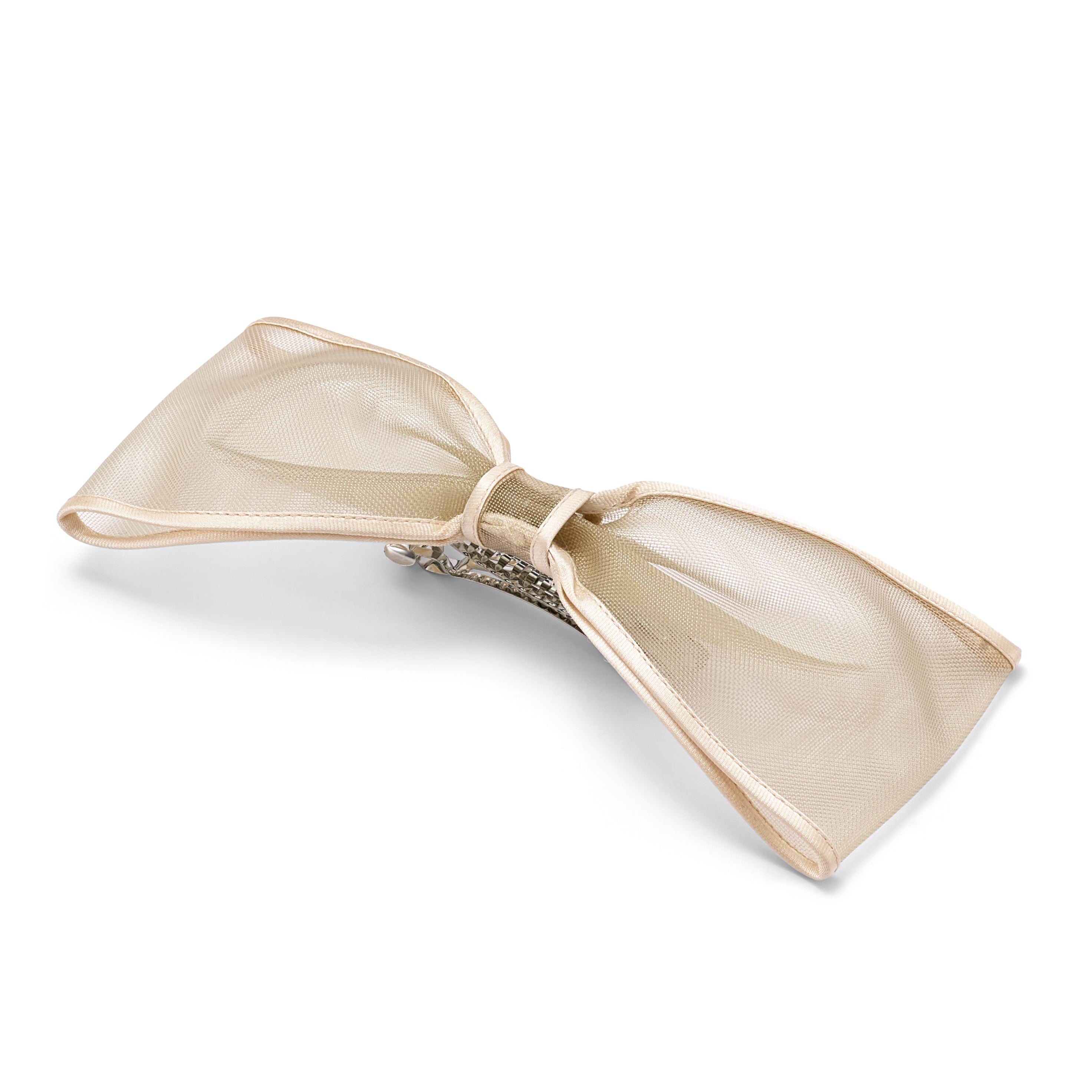 Giselle Bow Barrette Hair Clip - Elegant Rhinestone Hair Accessories for Women & Girls - Perfect for Weddings, Parties & Everyday Style