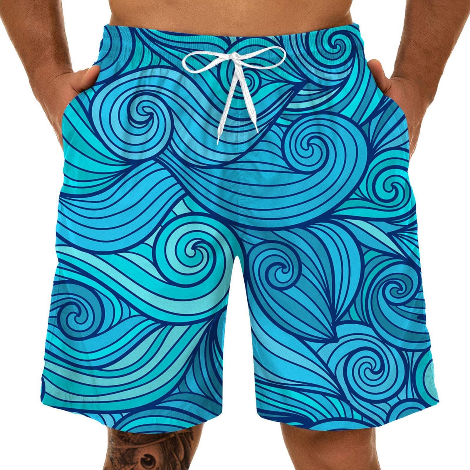 3D Printed Men's Summer Shorts - Breathable Sports & Leisure Shorts for Men - Large Size with Fun Designs - Perfect for Running, Gym, Beach & Casual Wear