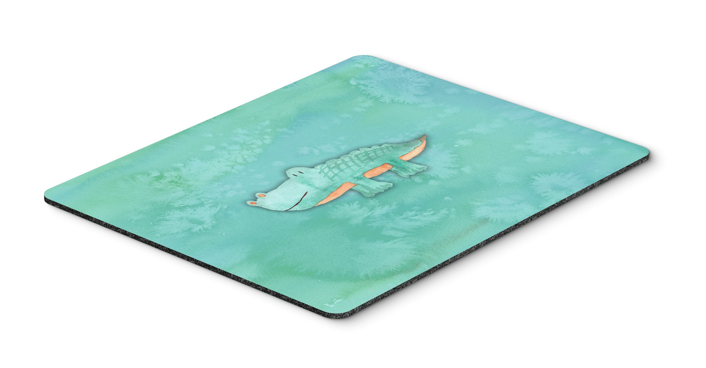 Caroline's Treasures BB7385MP Alligator Watercolor Mouse Pad - Large Washable Non-Slip Desk Mat for Home Office, Gaming & Computer Work | Perfect for Laptops, Hot Pads & Trivets