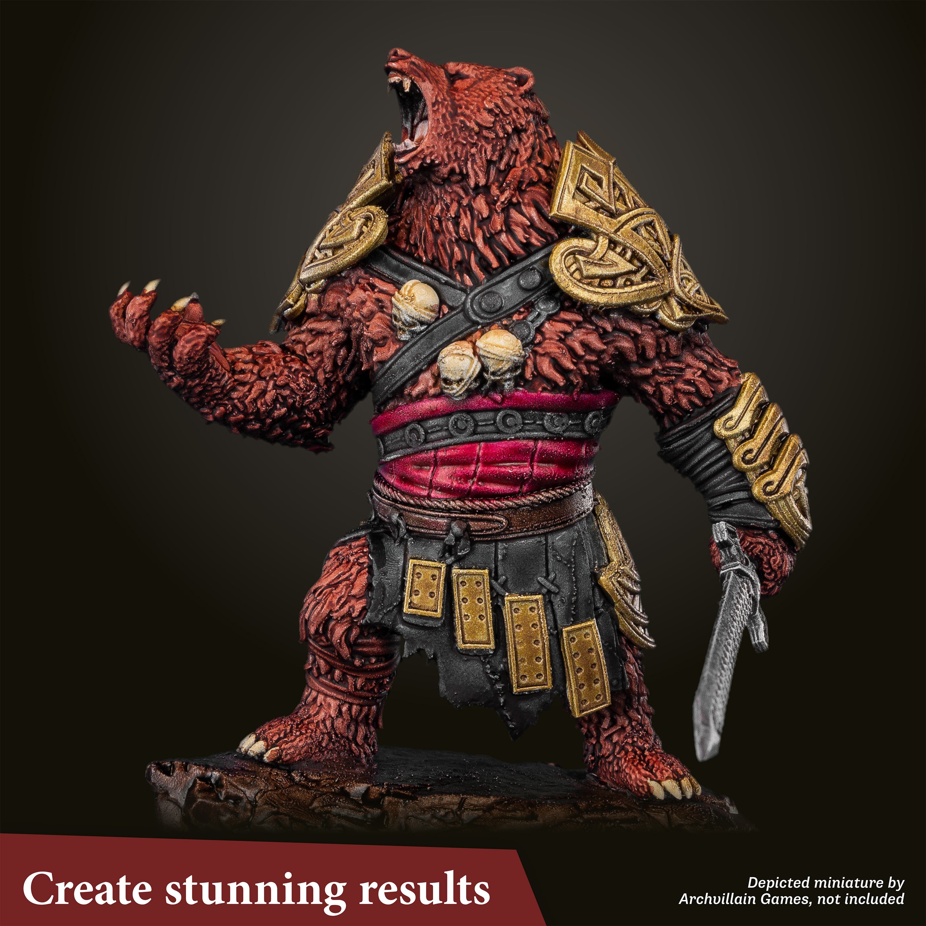 Speedpaint: Sand Golem Miniature Painting Kit - Premium Acrylic Paints for Tabletop RPG & Wargaming - Perfect for D&D, Warhammer, and Fantasy Miniatures