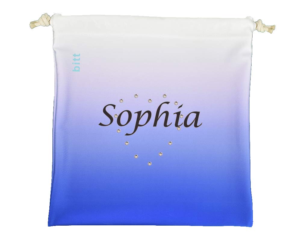Custom Gymnastics Grip Bag - Ombre Colors & Crystals for Training